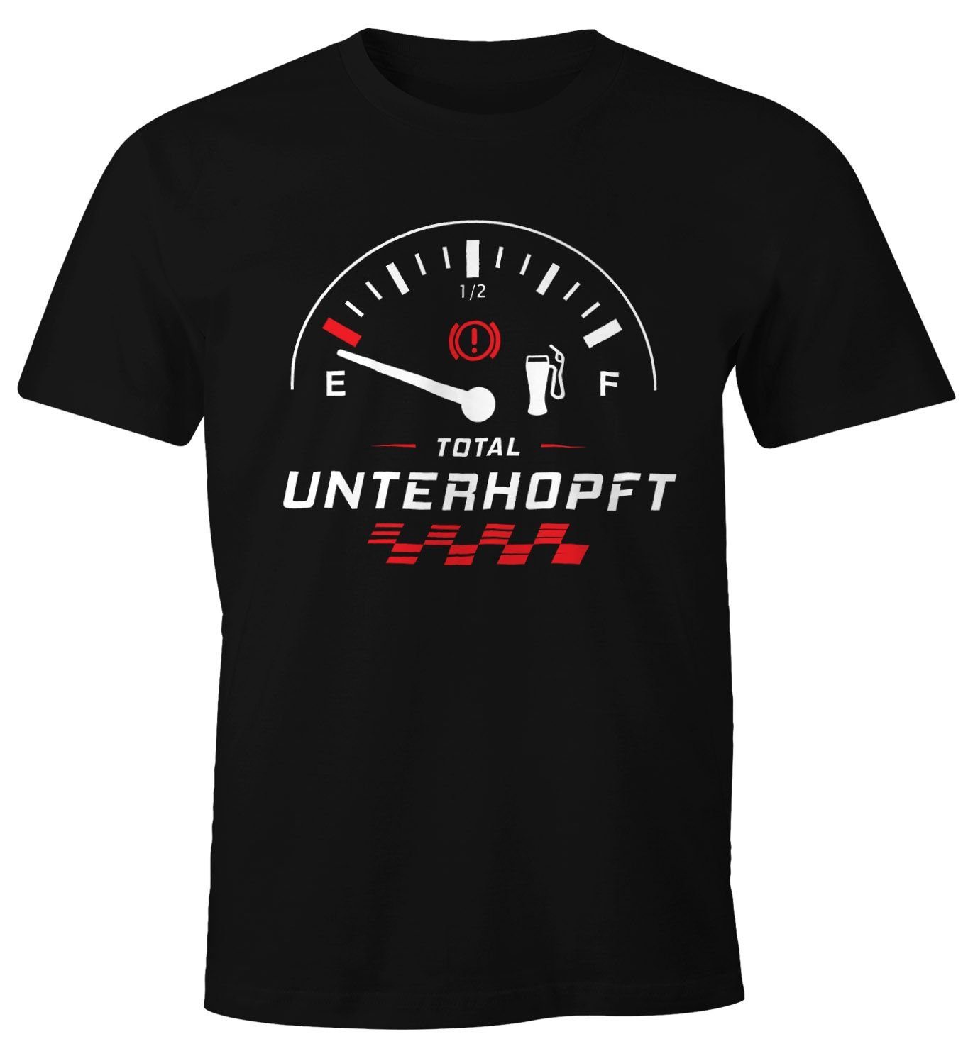 MoonWorks Print-Shirt Herren T-Shirt Total Unterhopft günstig online kaufen