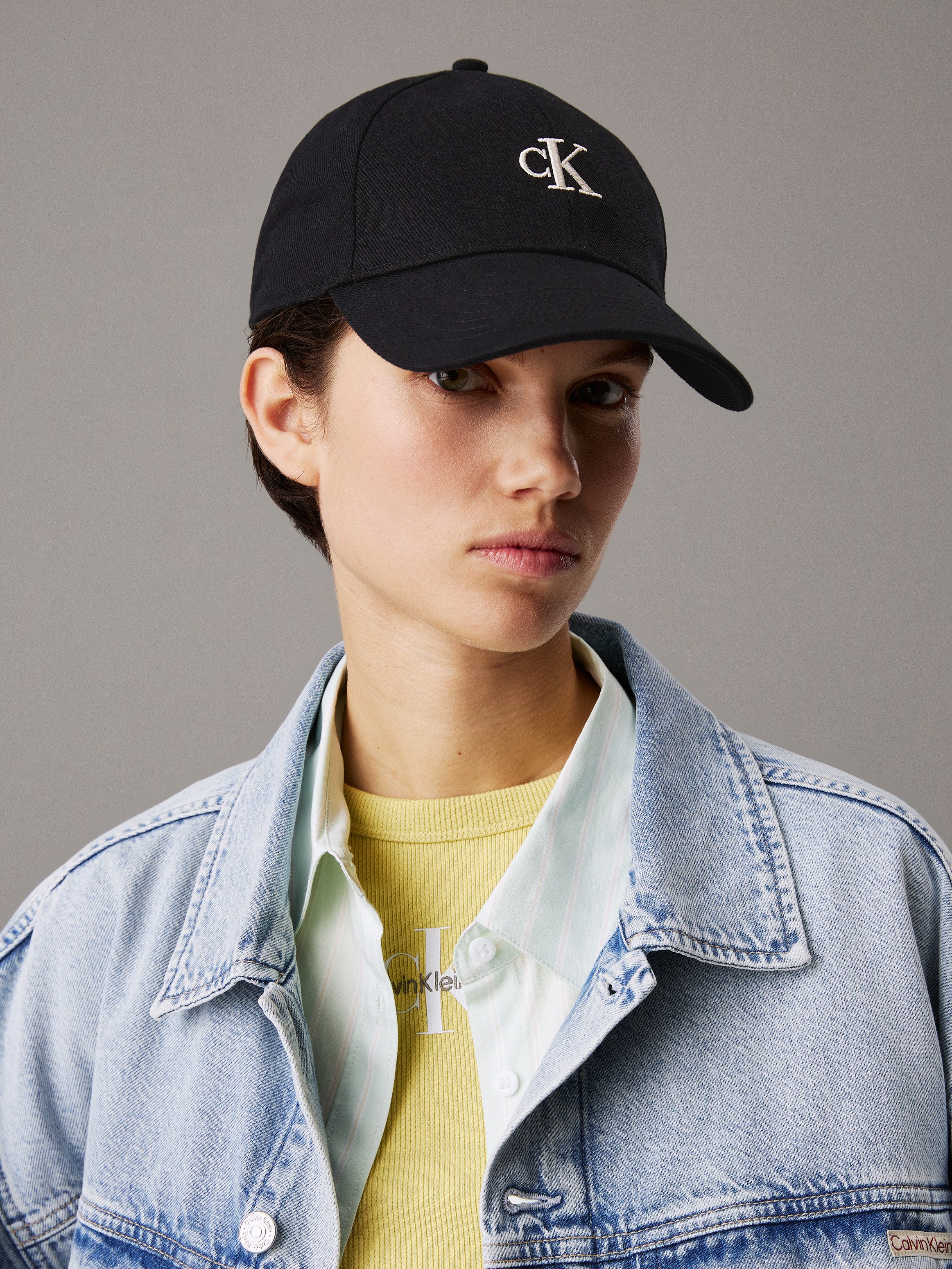 Calvin Klein Jeans Baseball Cap EMBROIDERED MONOGRAM CAP mit Logostickerei günstig online kaufen