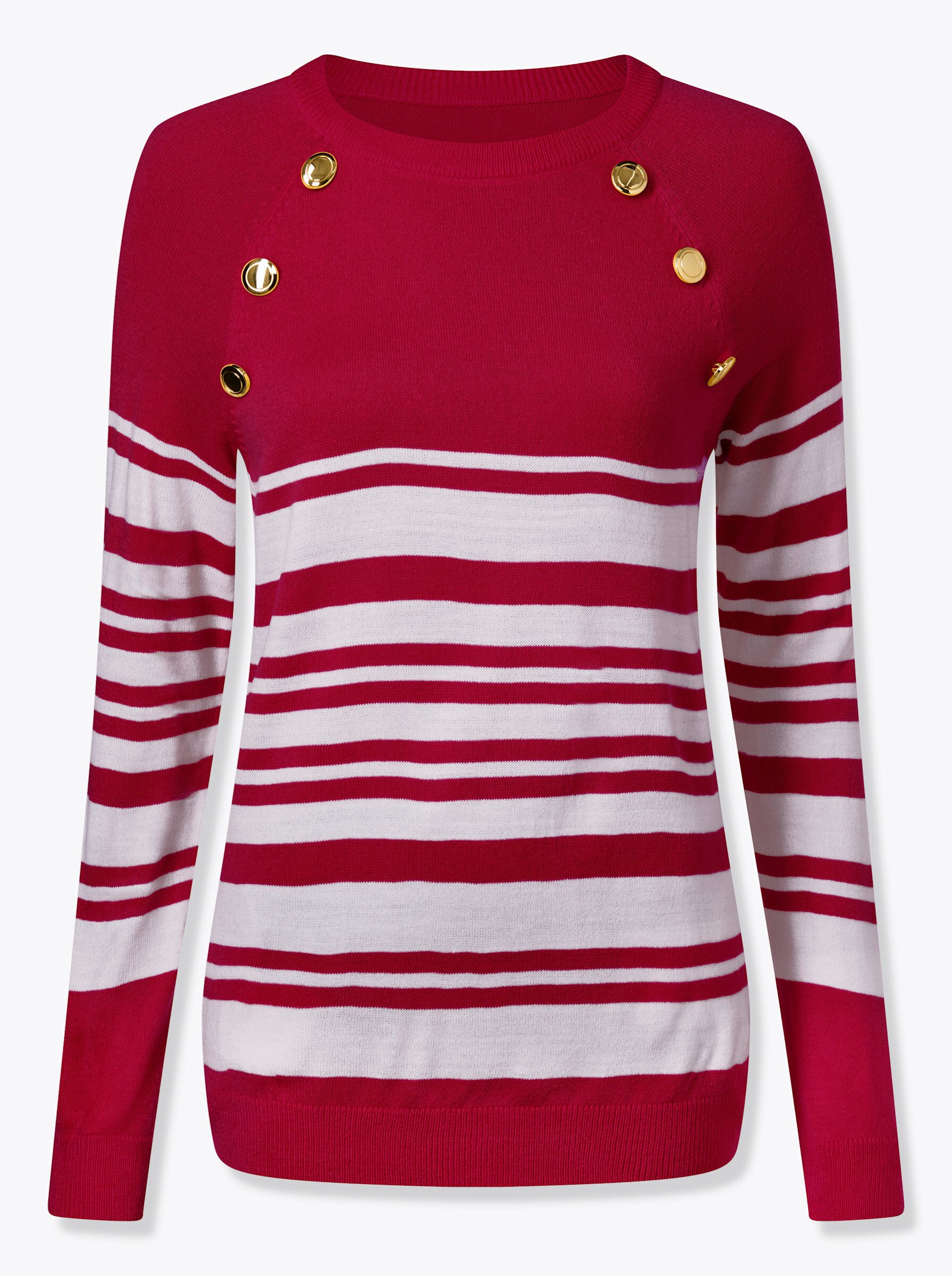 Sieh an! Strickpullover Langarm-Pullover . günstig online kaufen