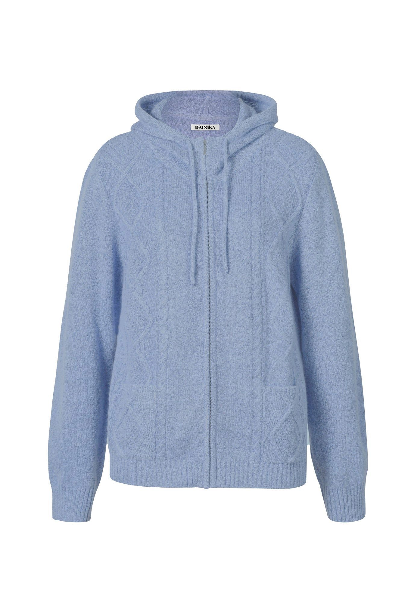 DAINIKA Strickjacke Damen Kapuzenjacke aus Kaschmir günstig online kaufen