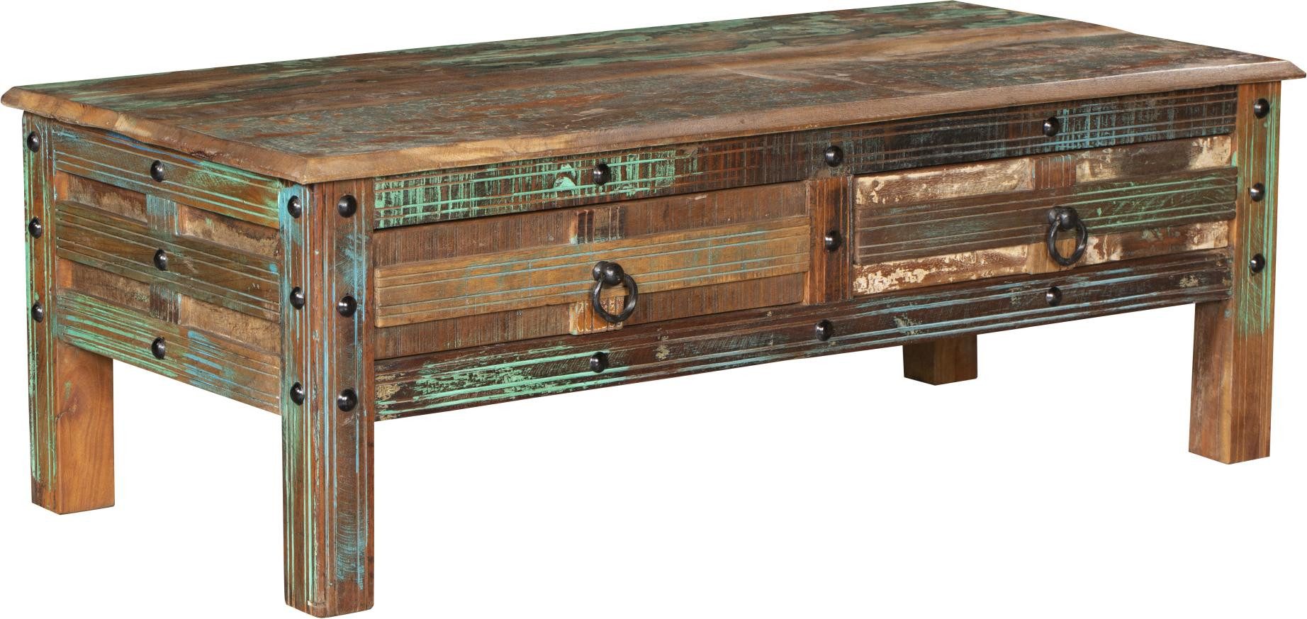 INTERIA Home & Living Couchtisch Tisch Couchtisch KALANKA recyceltes Holz Mango, Akazie
