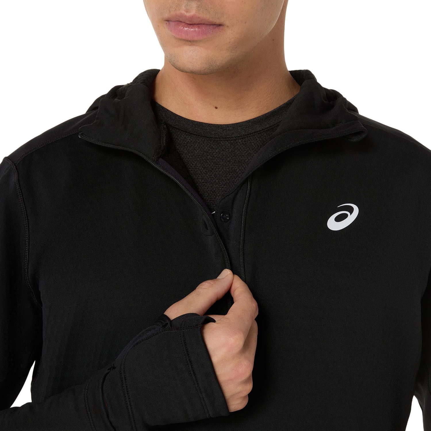 Asics Laufshirt ROAD WINTER LS HOODIE