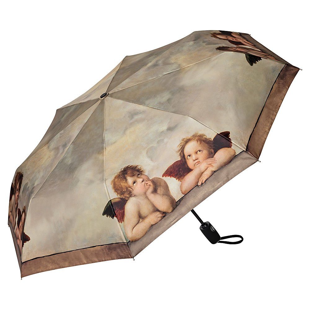 von Lilienfeld Taschenregenschirm »VON LILIENFELD Regenschirm Taschenschirm  Raffael: Engel Auf-Zu-Automatik Windfest Leicht Stabil Kunst« online kaufen  | OTTO