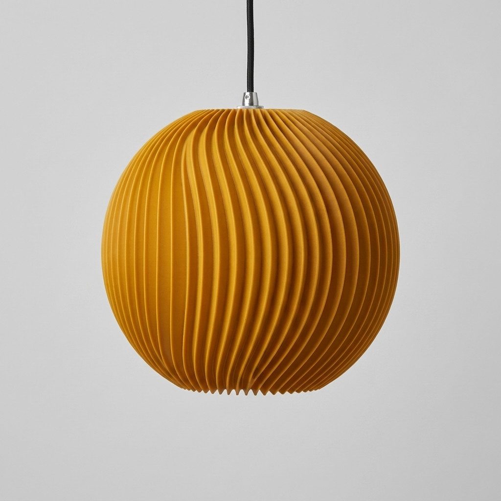 Roomberry Lampenschirm Onda Lampenschirm — Pendelleuchte Kugel, Designer Lampenschirm