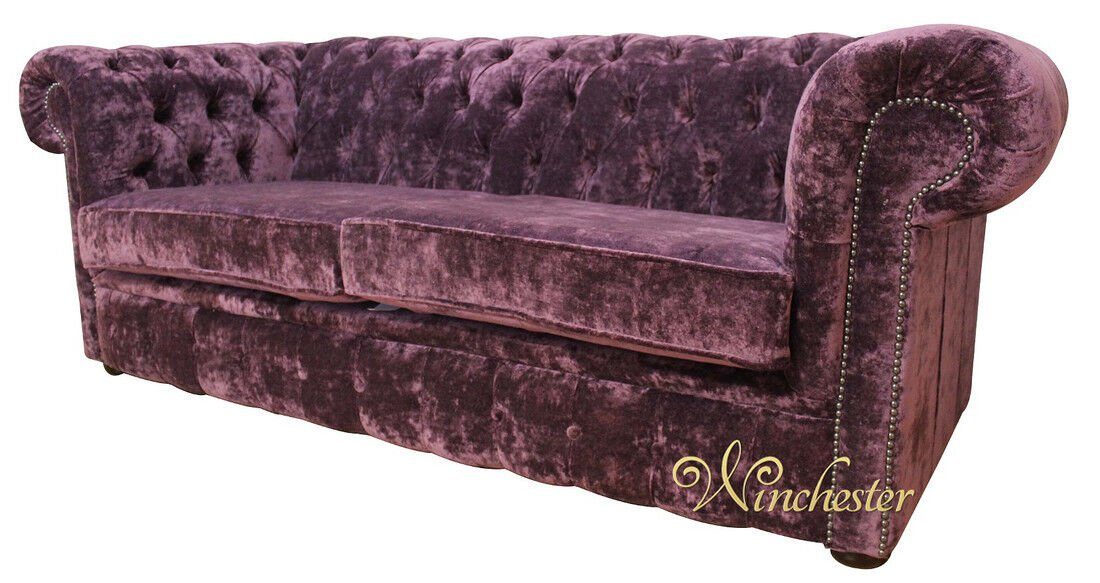 JVmoebel 3-Sitzer Chesterfield Design Luxus Polster Sofa Couch Sitz Garnitur Textil #248, Made in Europe