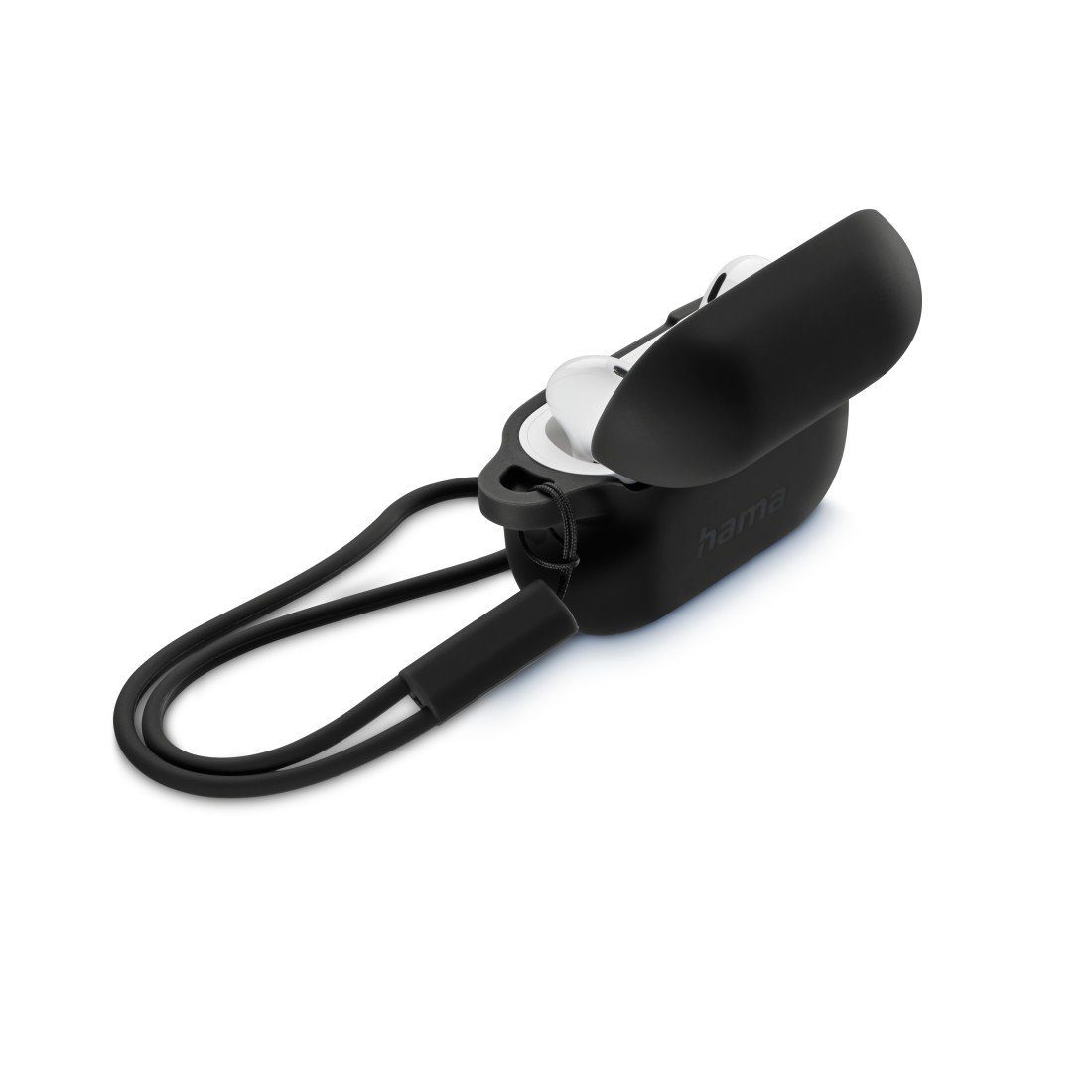 Hama Kopfhörer-Schutzhülle Schutzhülle aus Silikon für das Ladecase AirPods 1. Generation, Kratzfestes Sleeve, Ultra Slim, Wireless Charging kompatibel