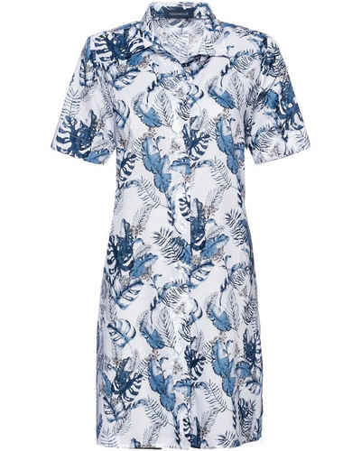 Highmoor Hemdblusenkleid Kleid mit Blätterdruck