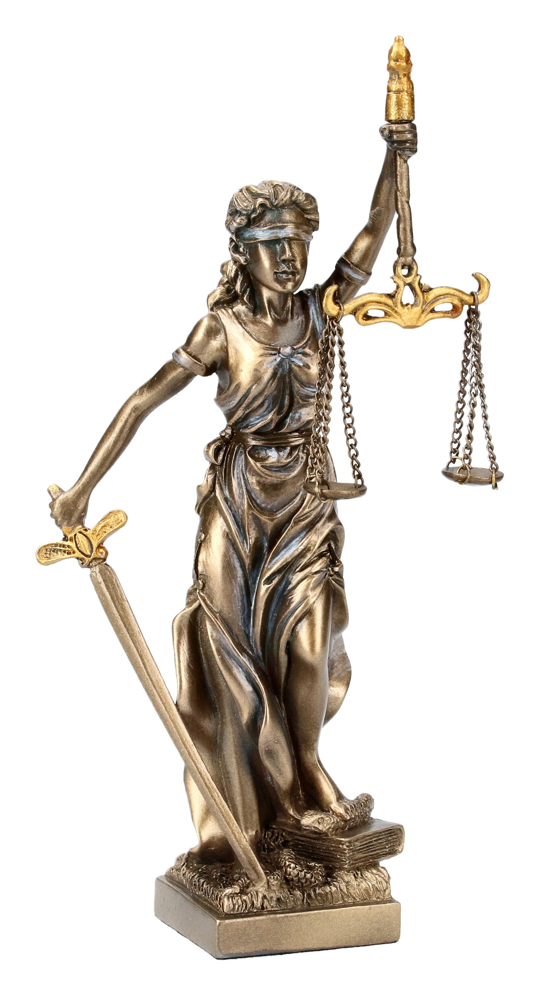 Dekofigur Justitia Figur - Gerechtigkeits-Göttin - Fantasydekoration
