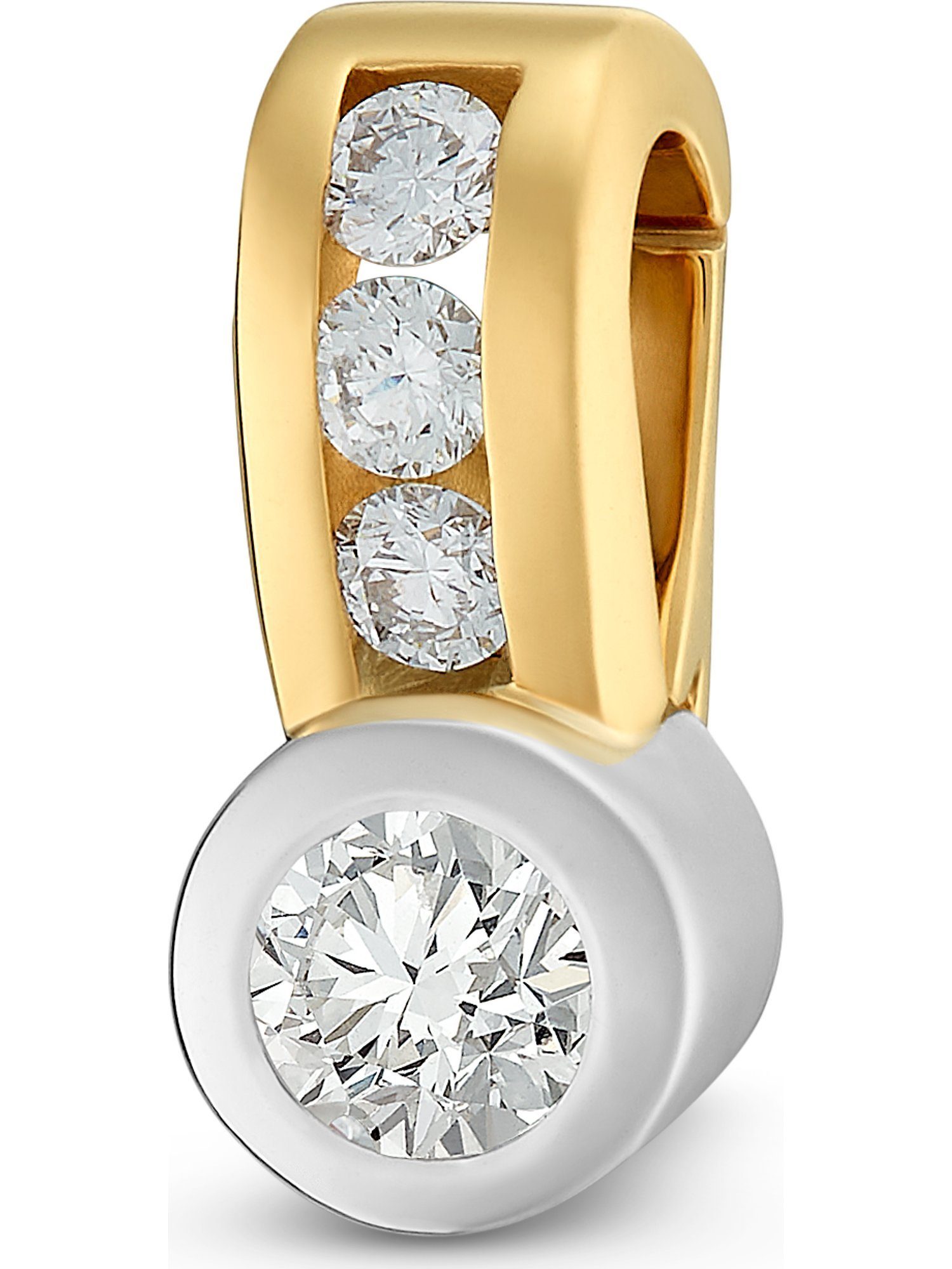 CHRIST Kettenanhänger gelb|goldfarben...