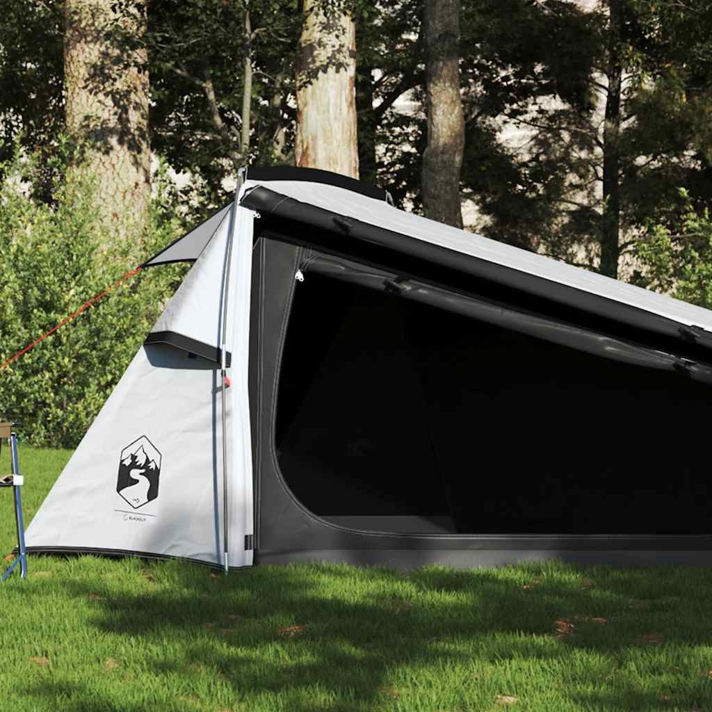Faltzelt Tunnel-Campingzelt 243x165x96 cm Weiß