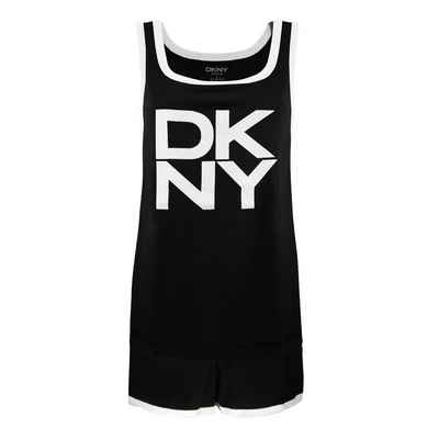 DKNY Shorty »kurzer Pyjama« (2 tlg) mit großem Markenschriftzug