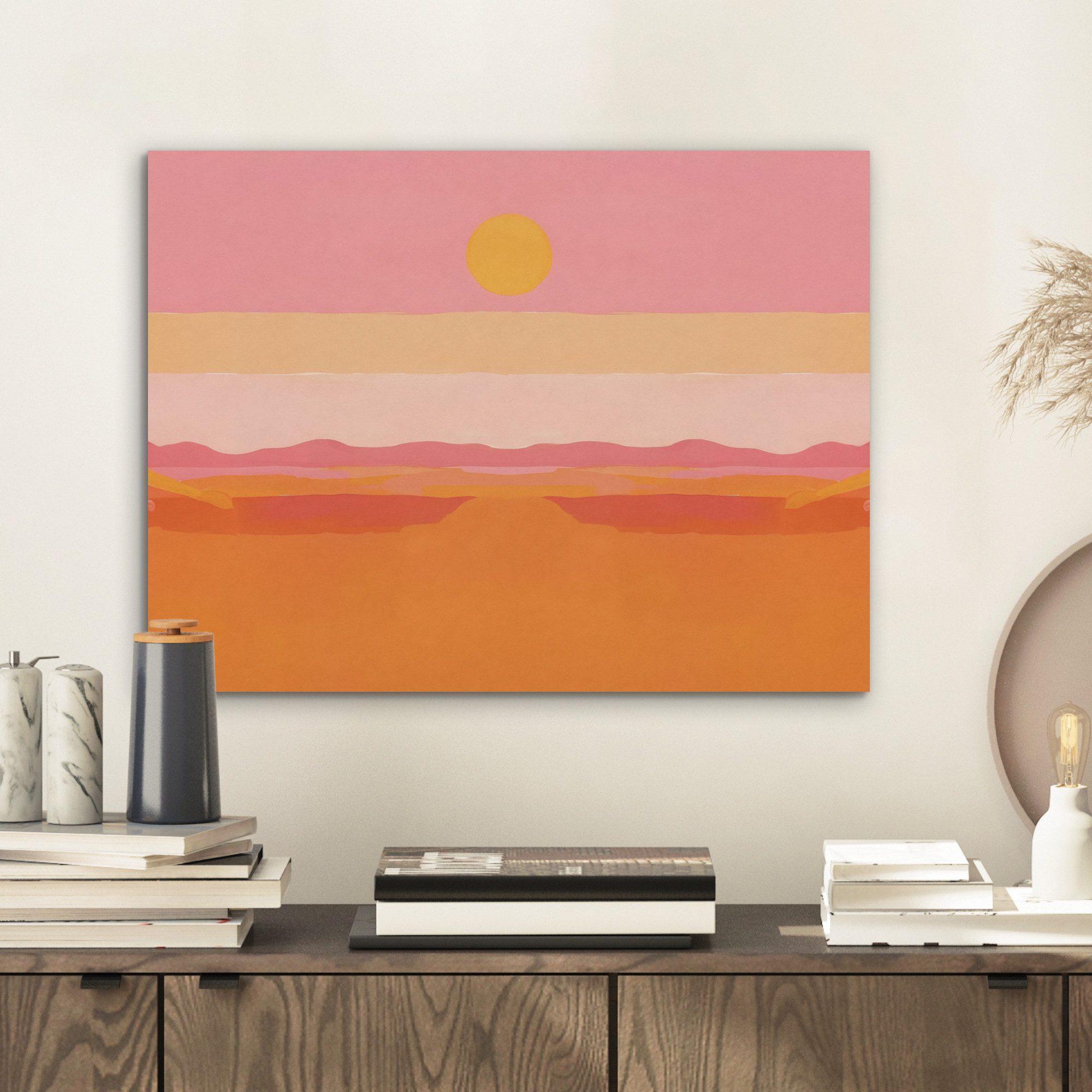 MuchoWow Gemälde Sonne - Abstrakt - günstig online kaufen