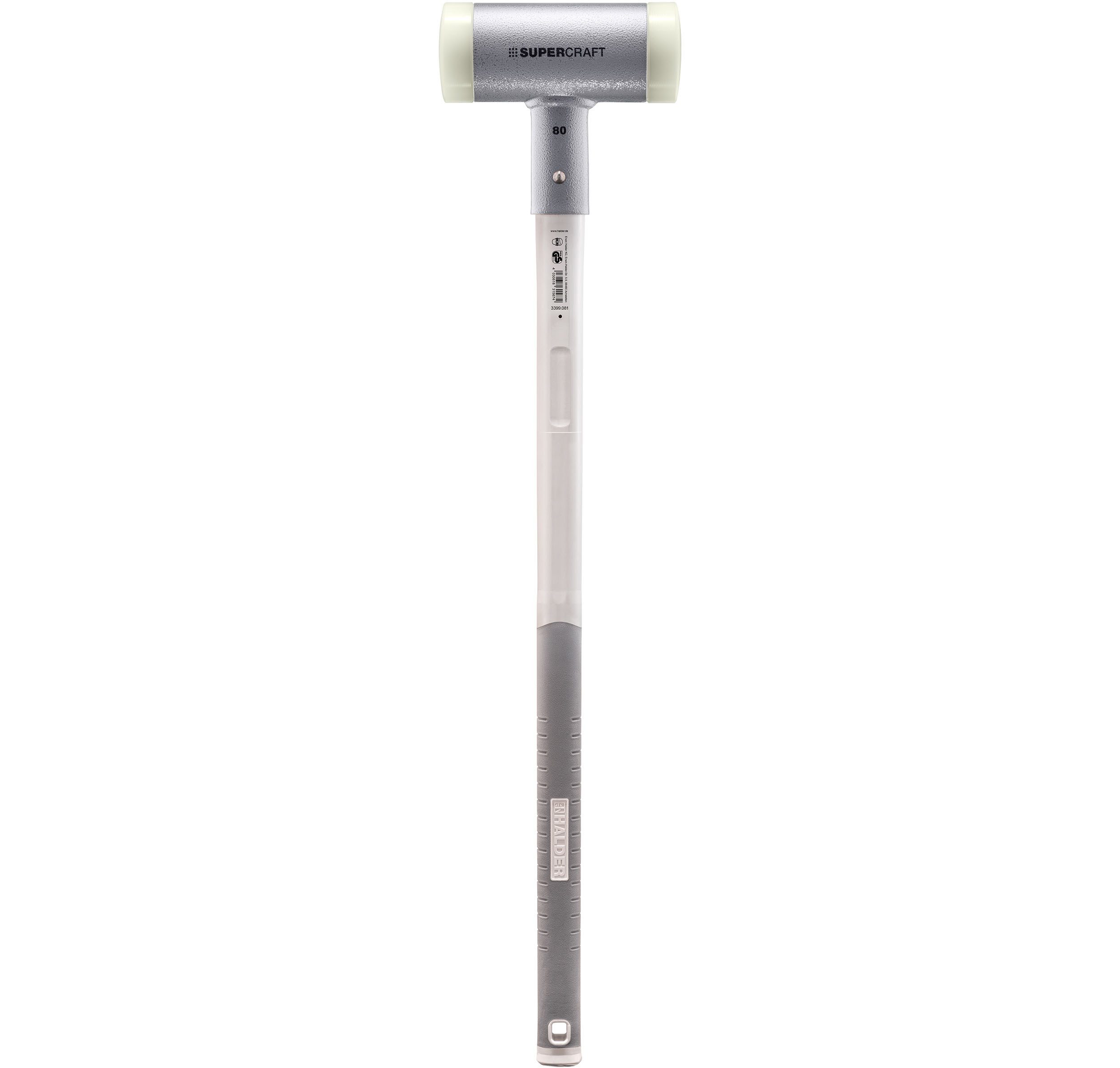 HALDER SUPERCRAFT Vorschlaghammer Ø 80 mm rückschlagfrei mit 3-Kompone