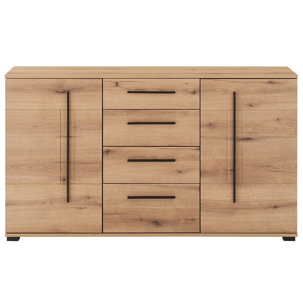 Lomadox Kommode COLORADO-61, Kommode 150 cm breit in Eiche Nb.