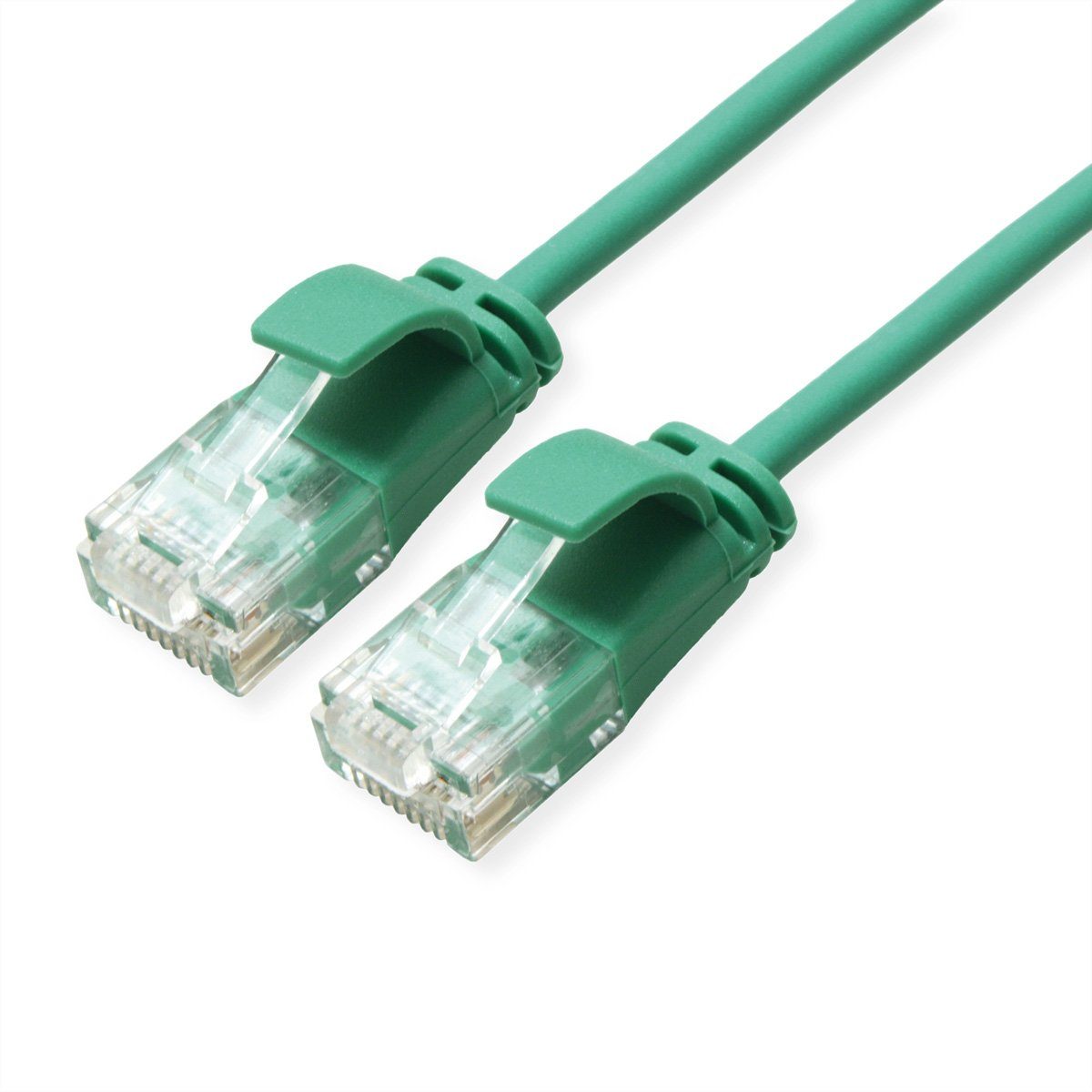 ROLINE UTP DataCenter Patchkabel Cat.6A (Class EA) Кабель локальной сети, RJ-45 Männlich (Stecker), RJ-45 Männlich (Stecker) (15.0 cm), LSOH, slim