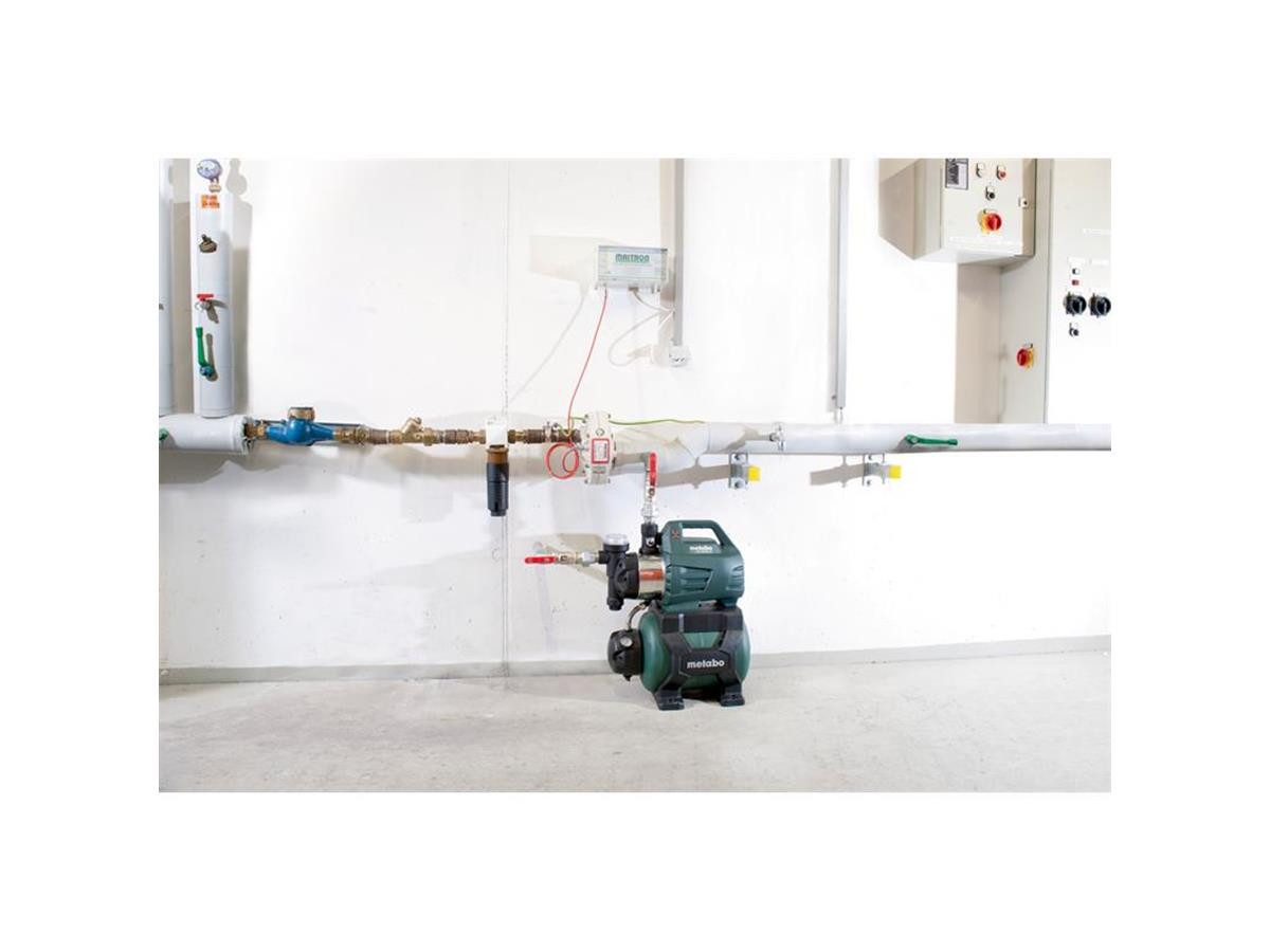 metabo Hauswasserwerk HWWI 4500/25 Inox (Set, 3-tlg), 4500 l/h max. Fördermenge