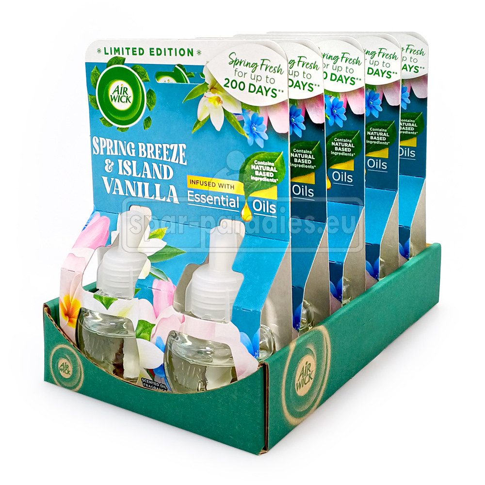 Air Wick Duftöl Air Wick Duftölflakon Spring Breeze & Island Vanilla 2 x 19 ml