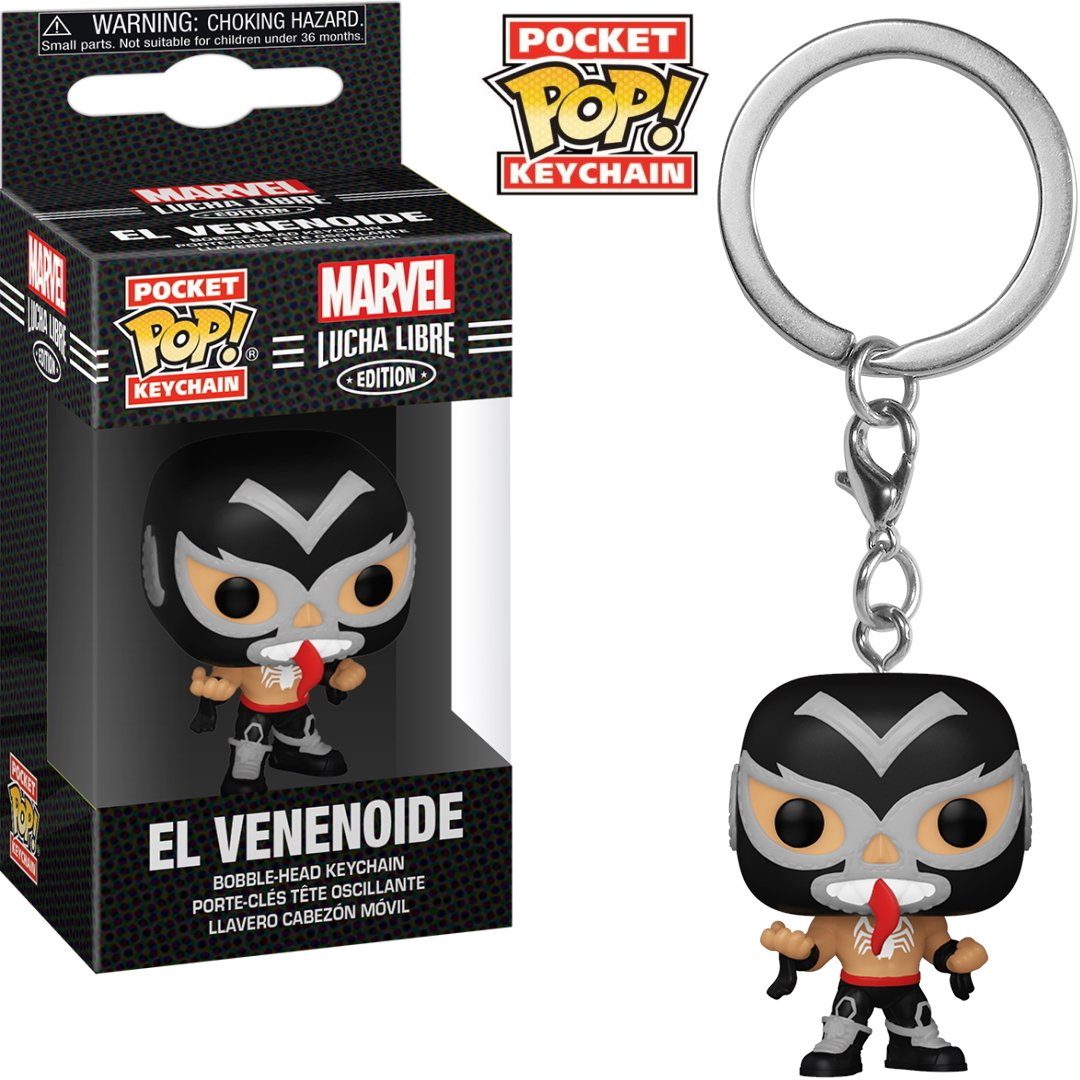 Venenoide Lucha Funko Luchadores Schlüsselanhänger Venom Libre Pocket El