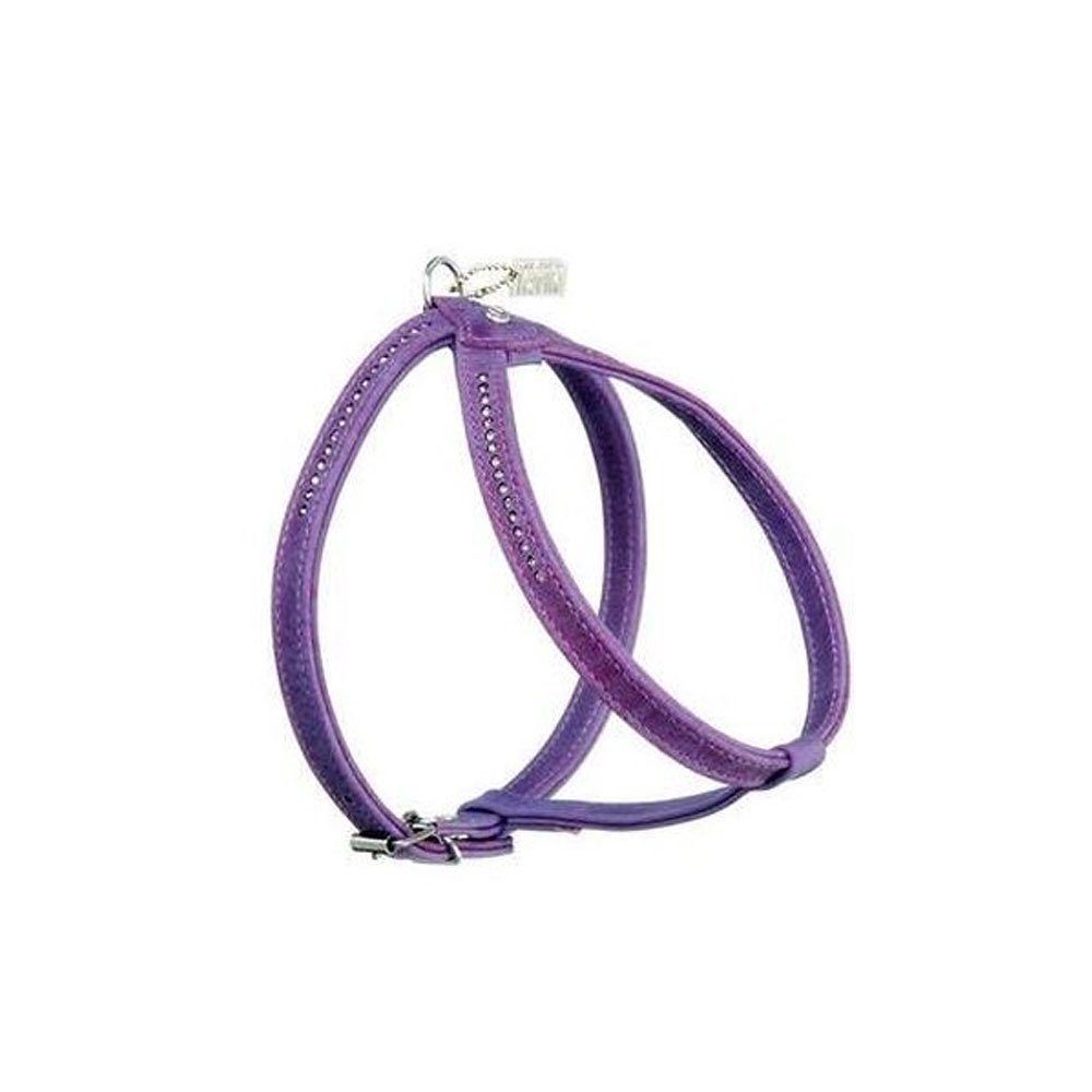 Karlie Hunde-Geschirr Karlie Buffalo Strass Geschirr - Violett Brustumfang: 20-27 cm