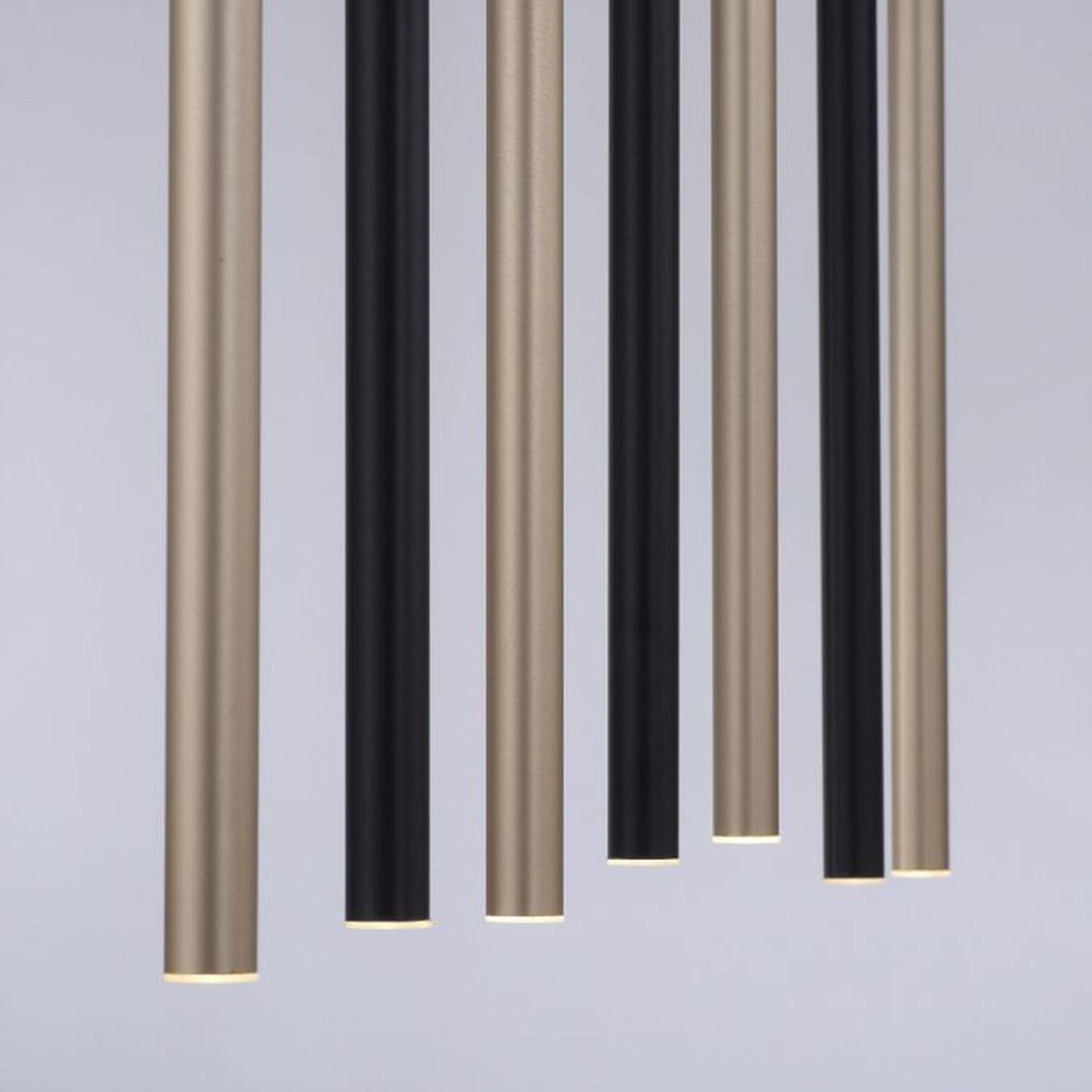 Licht-Erlebnisse Pendelleuchte PORIFE, LED fest integriert, Warmweiß, LED Metall warmweißes Licht 3000 K 3640 lm H: max. 120 cm länglich