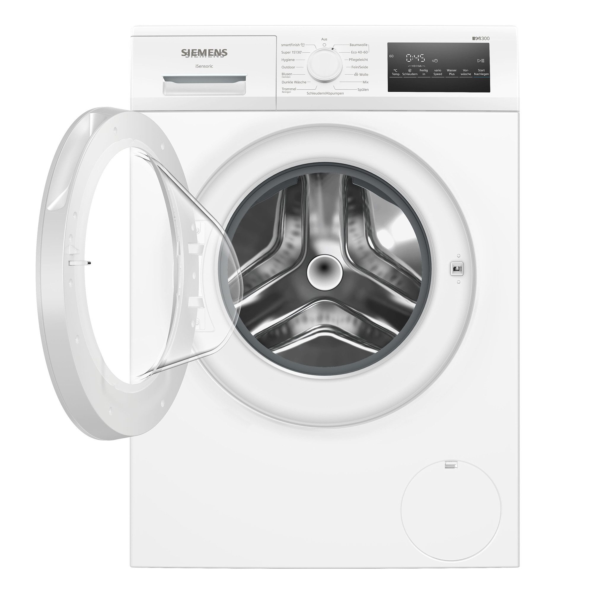 SIEMENS Waschmaschine iQ300 WM14N271, 8 kg, 1400 U/min, Nachlegefunktion