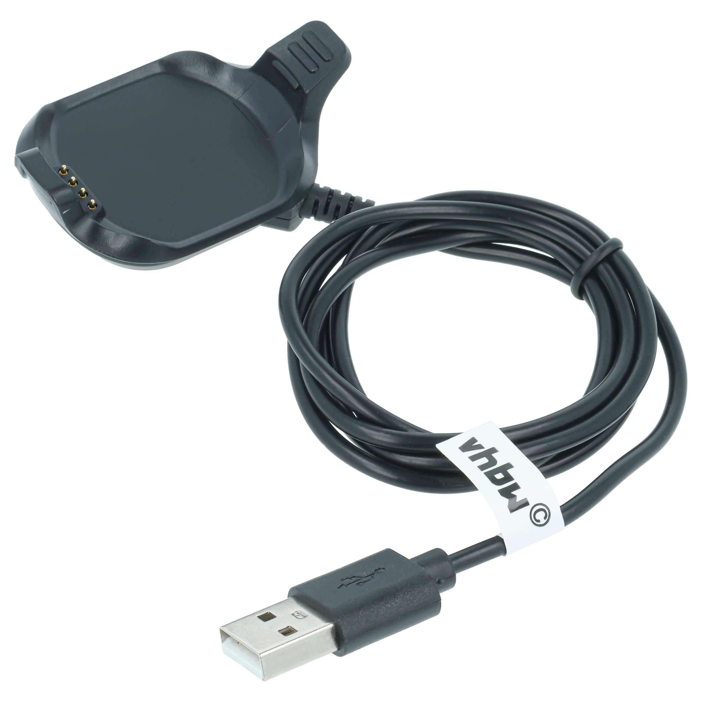 vhbw USB Ladekabel passend für Garmin Approach S5, S6 Smartwatch / Fitnesst Smartwatch-Ladekabel, (95.0 cm)
