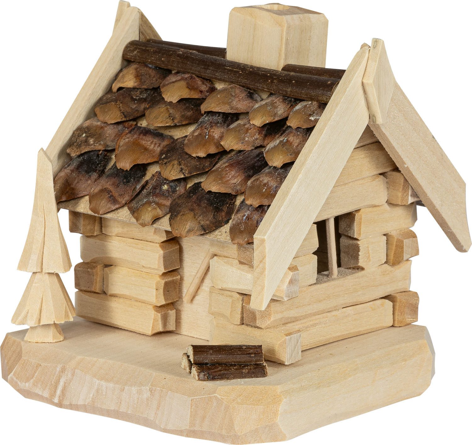 SAICO Original Räucherhaus Räucher-Hütte, 8,5 x 9,5 x 9 cm