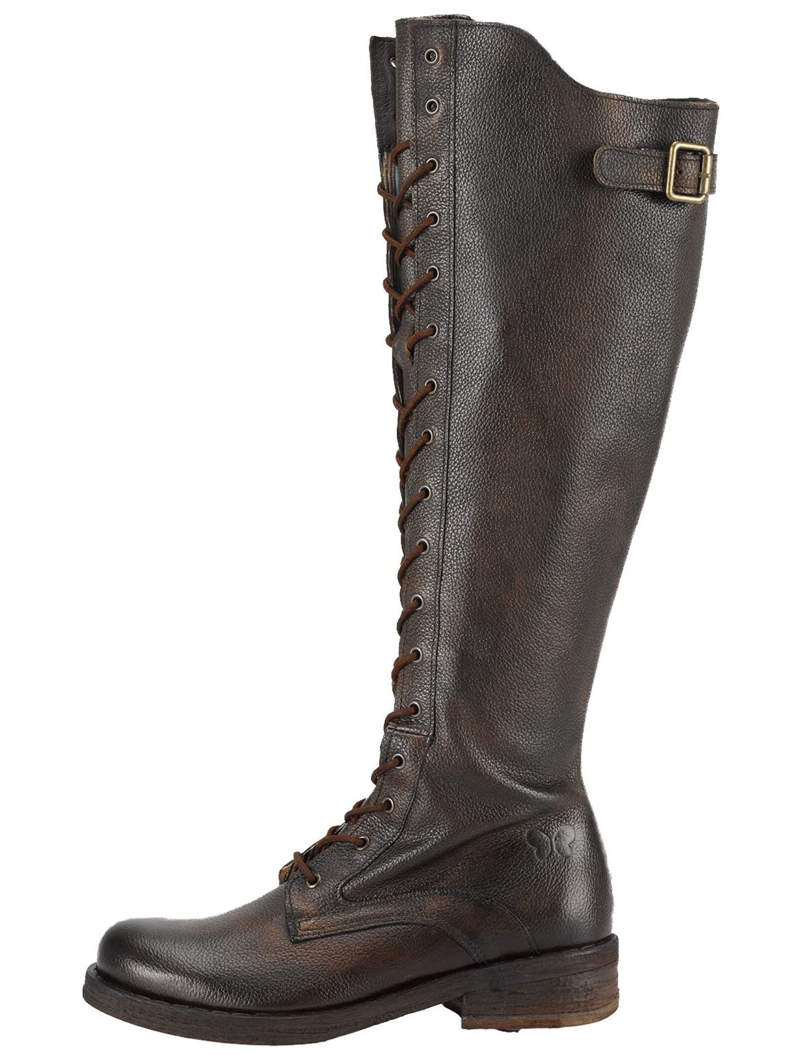 Felmini Stiefel Leder . Schnürstiefel