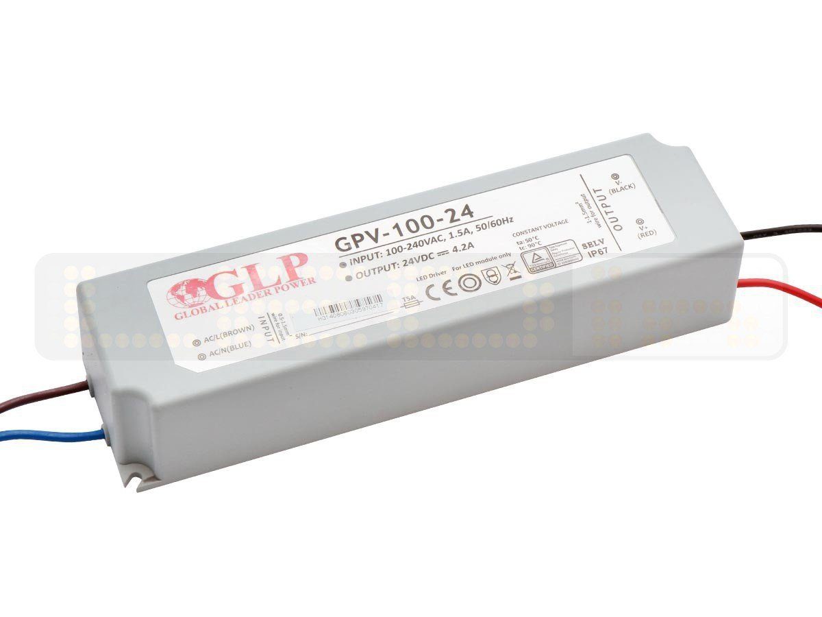 Trafo 100W 24V IP67 Netzteil IP67 Wasserdicht Transformator Treiber LED Trafo