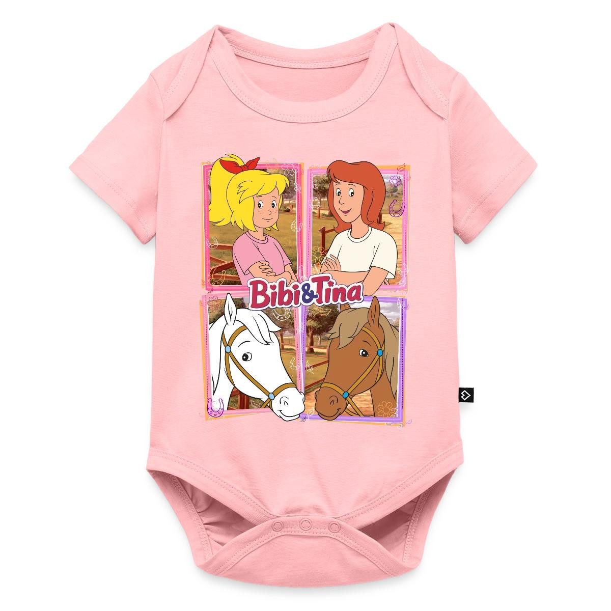 Kurzarmbody Bibi Und Tina Mit Amadeus Und Sabrina Kachelmotiv Kurzarm Tages Baby B