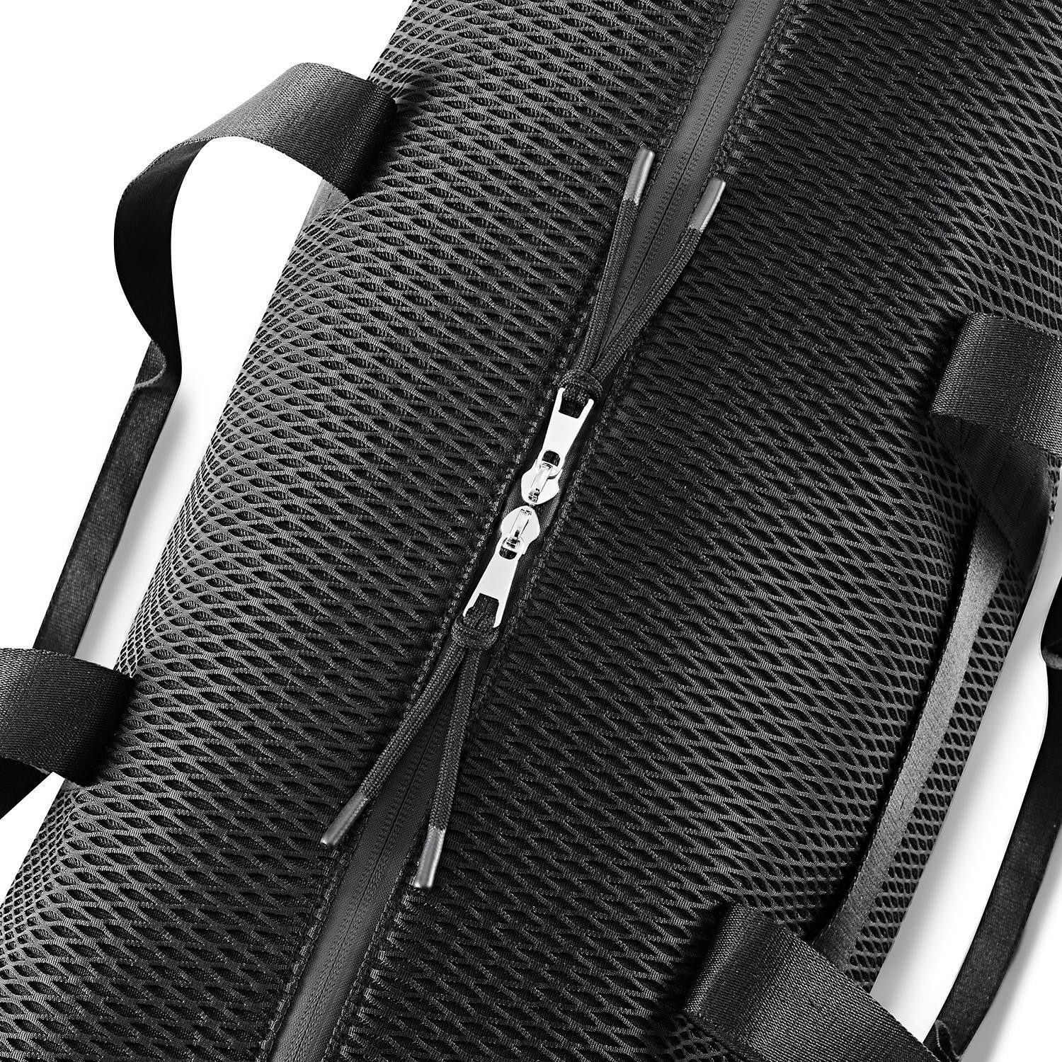 REISENTHEL® Reisetasche EXTRALITE WEEKENDER L, 28 Liter, Schwarz, Mesh, Polyester, Wasserabweisend, B 40 x H 28 x T 20 cm