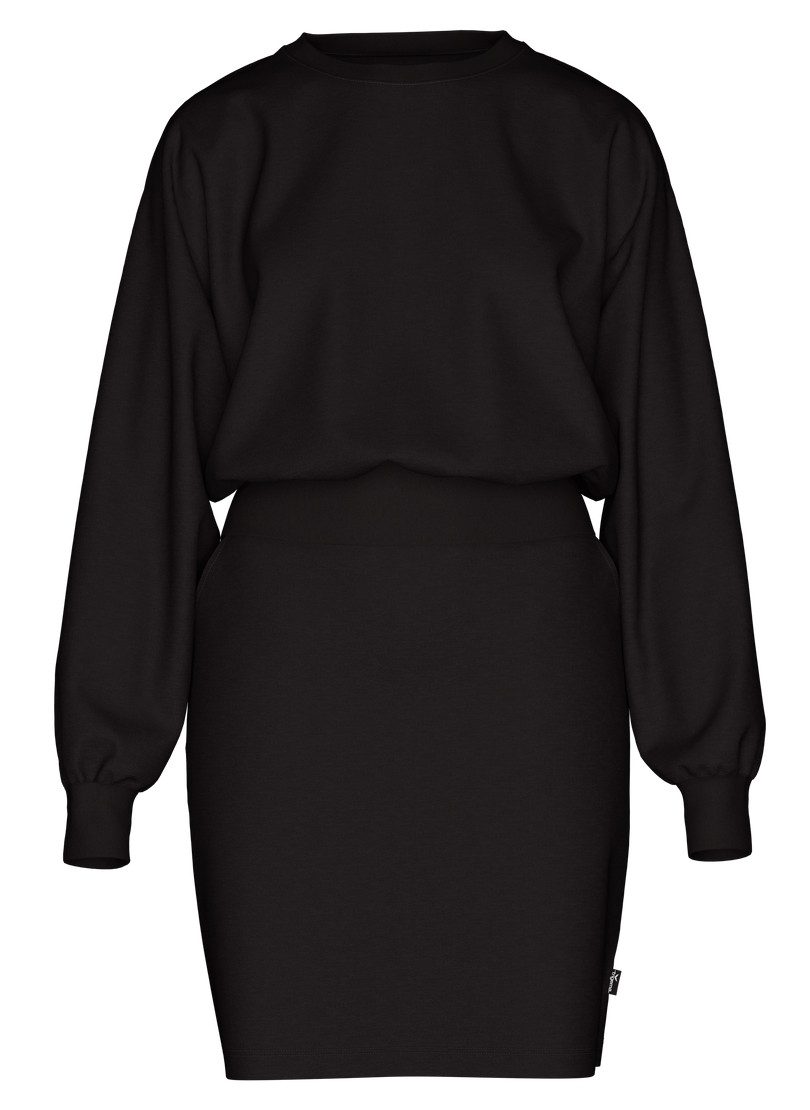 Trigema Jerseykleid TRIGEMA Sweatkleid mit modischem Elastikbund (1-tlg) günstig online kaufen