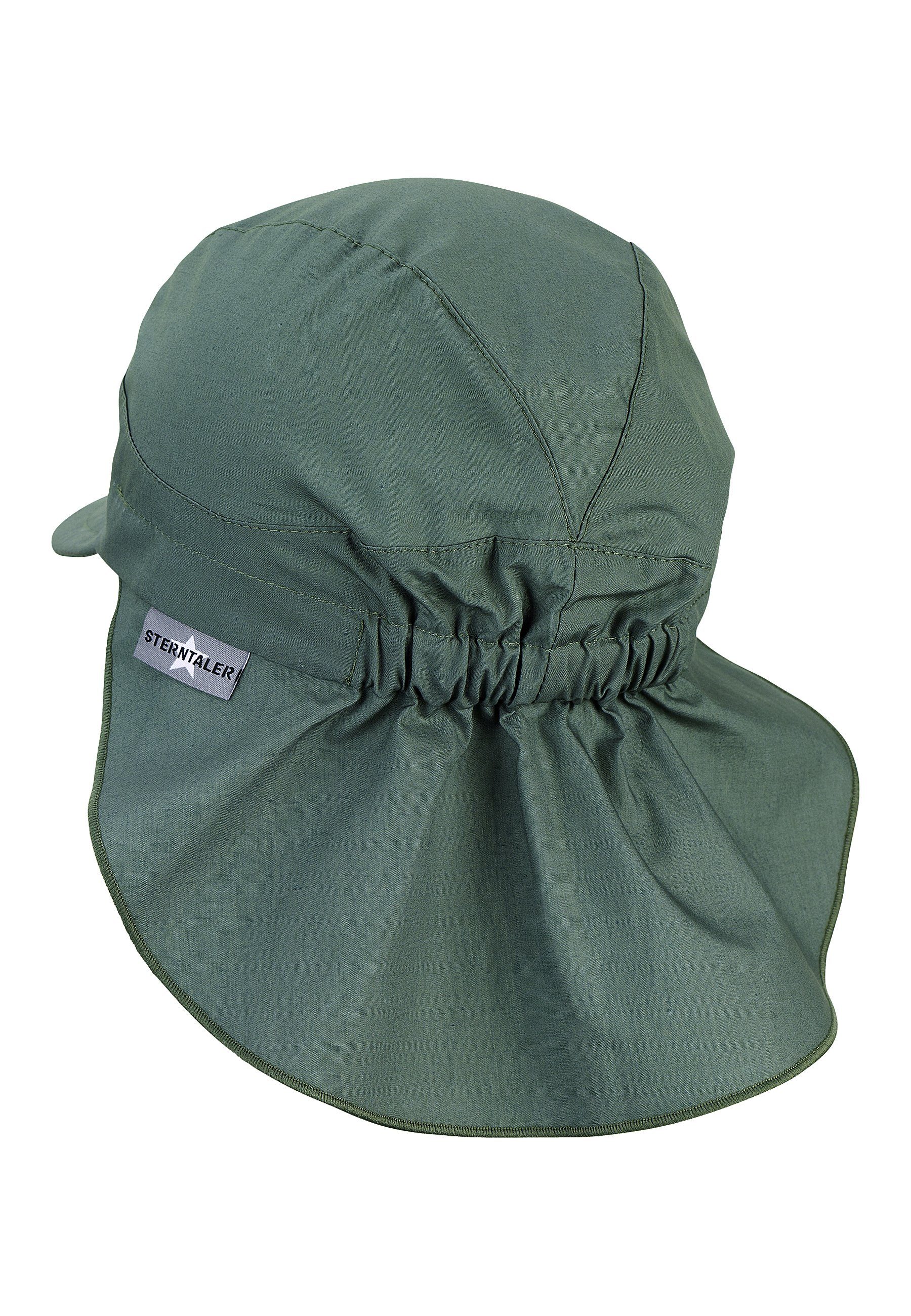 Sterntaler® Schirmmütze UV-Schutz 50+ Schirmmütze mit Nackenschutz Basic (1-St) Kindermütze mit Schirm aus UV-Popeline unifarben – Bild 2 von 5