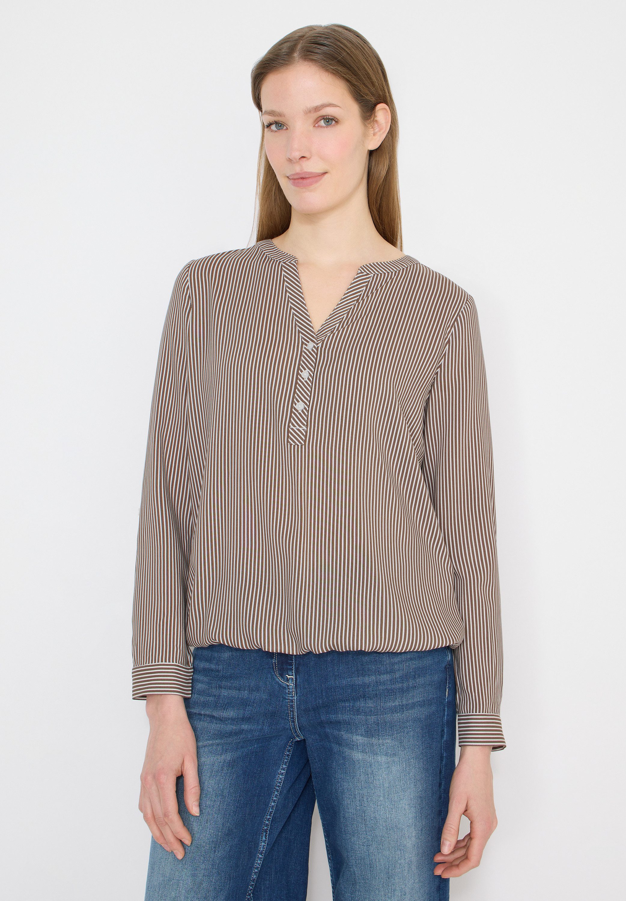 CECIL Langarmbluse aus softer Viskose