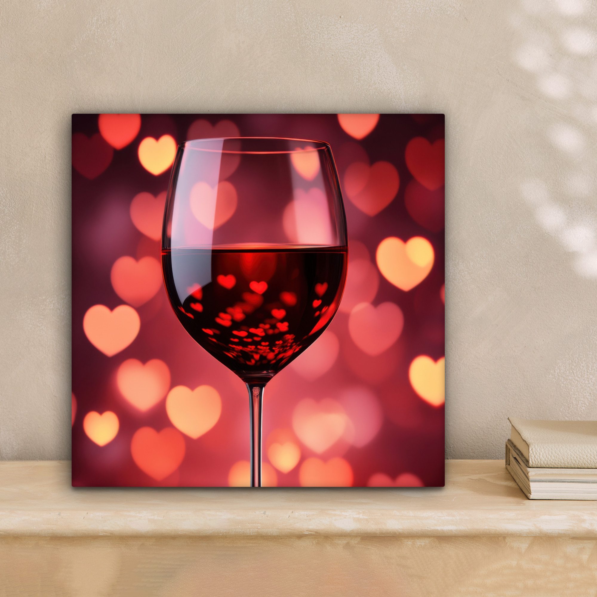 OneMillionCanvasses® Leinwandbild Rot - Wein - günstig online kaufen