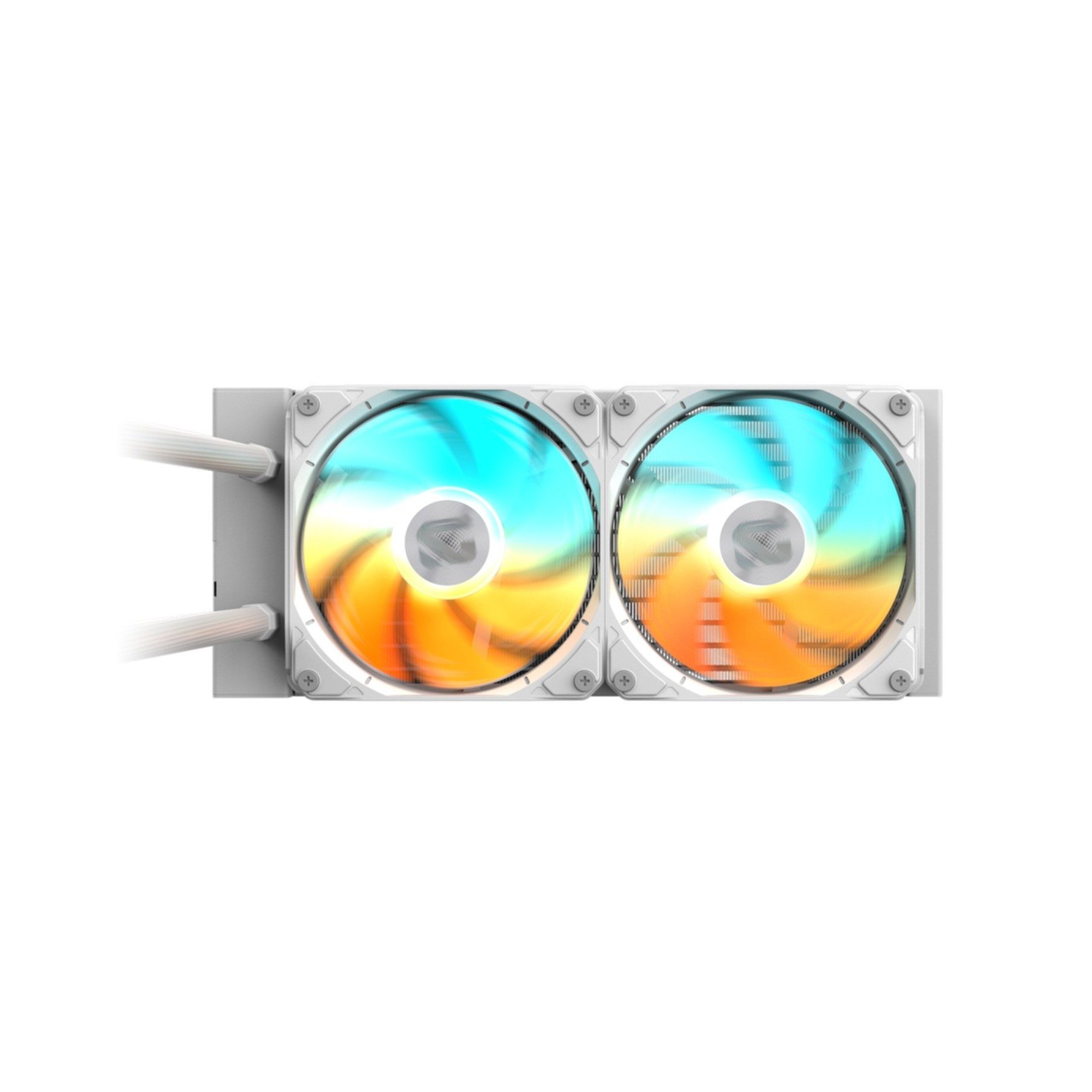Gigabyte CPU Kühler GAMING 240 ICE Flüssigkeitskühler für CPU - 2x120mm ARGB-Lüfter, Schie