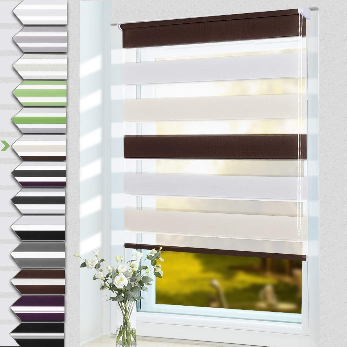 Doppelrollo doppelrollo Klemmfix ohne Bohren, OUBO, verdunkelnd, verspannt, günstig online kaufen