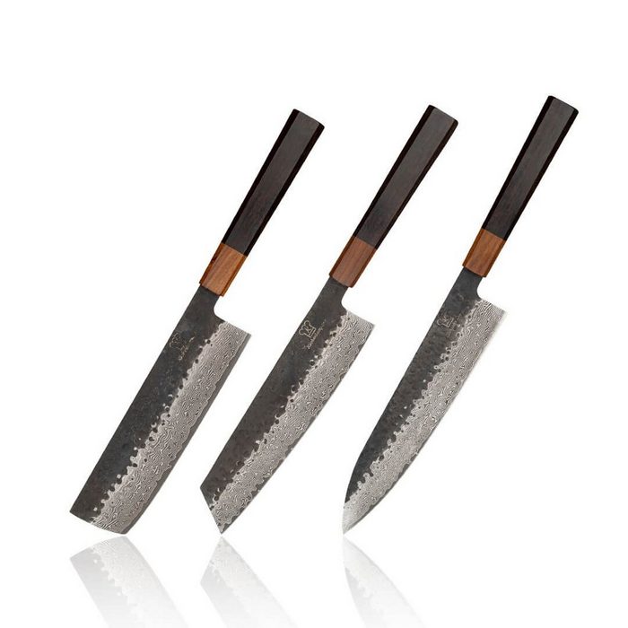 Küchenkompane Messer-Set Shikku Messerset Deluxe (3-tlg)