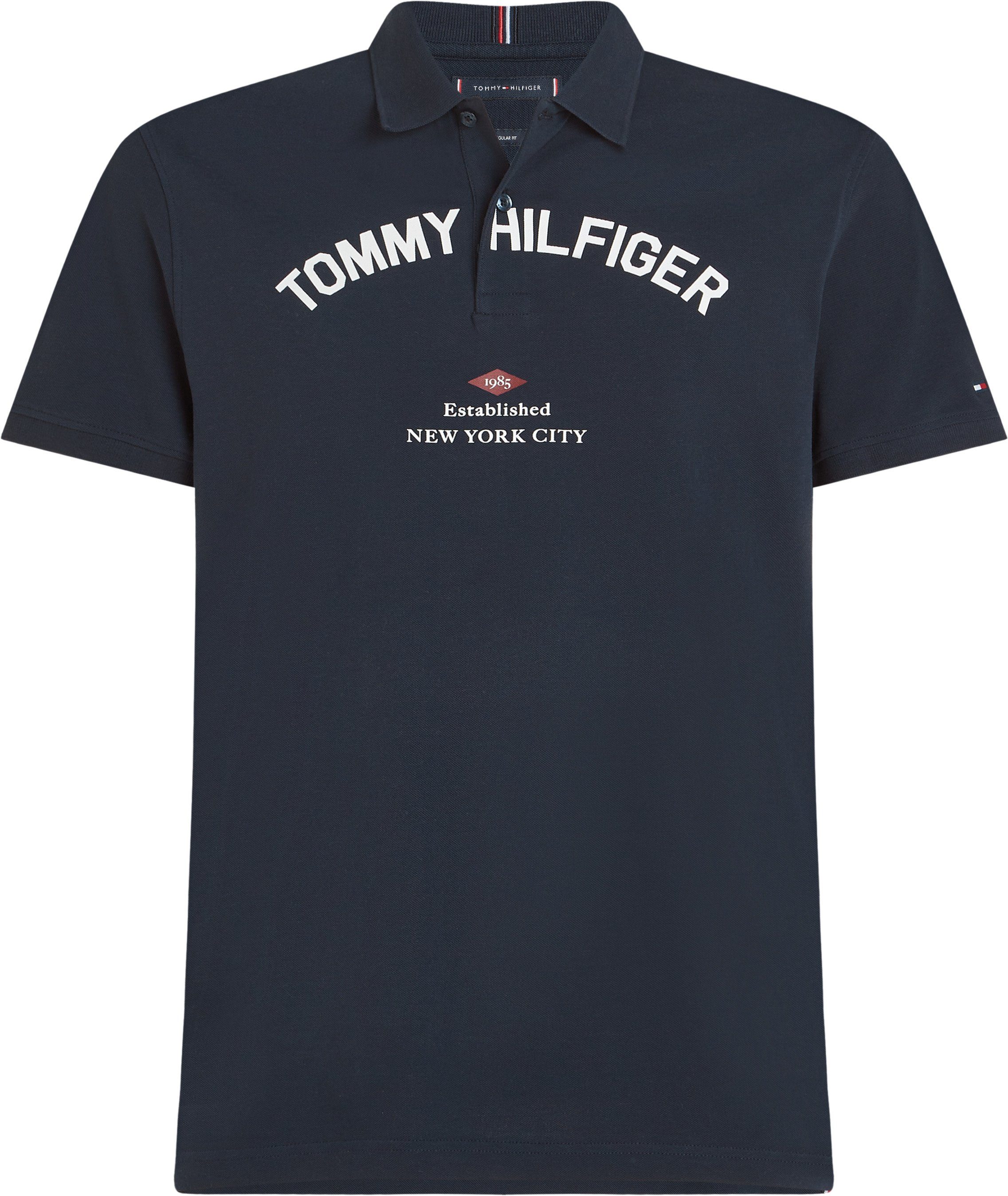 Poloshirt REG Tommy Desert GRAPHIC CHEST Sky POLO Hilfiger