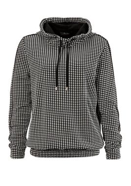 Aniston CASUAL Sweatshirt Kapuze mit Bindeband regulierbar