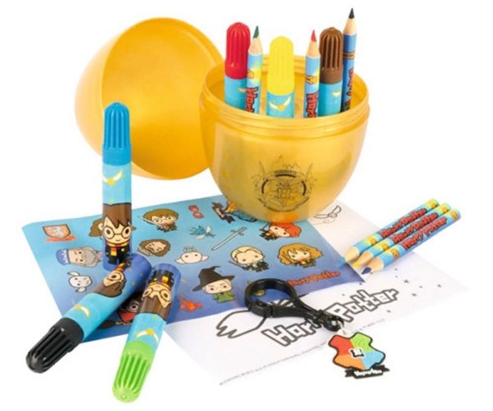Dinotoys Schreibgeräteetui Harry Potter Schreibwarenset im Überraschungsei 13x17,5cm, (1-tlg)
