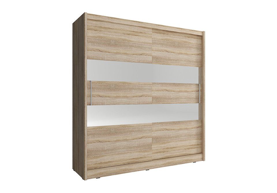 Mehrzweck Garderobe 200cm Regale Kleiderschränke JVmoebel Neu Kleiderschrank Beige Regal Schrank