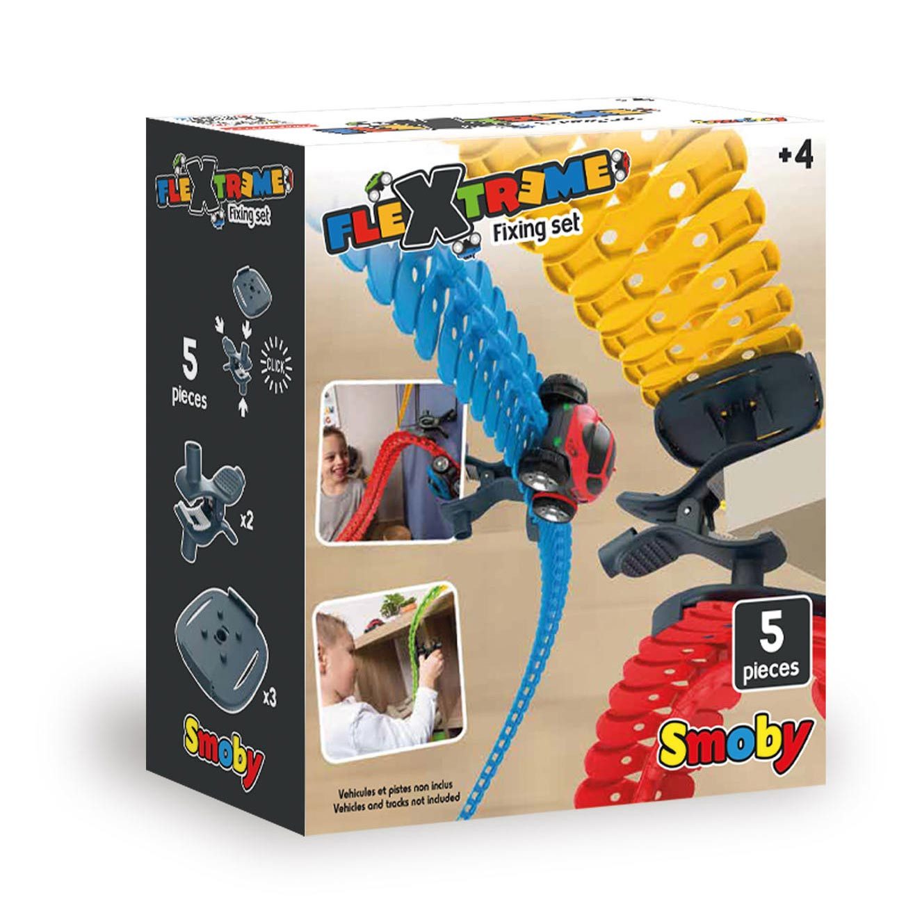 Smoby Autorennbahn Flextreme, (5-tlg)