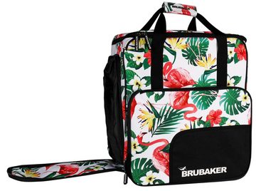 BRUBAKER Sporttasche CarverSpotlight Kombi Set (2-tlg., reißfest und nässeabweisend), Skisack und Skischuhtasche für 1 Paar Ski