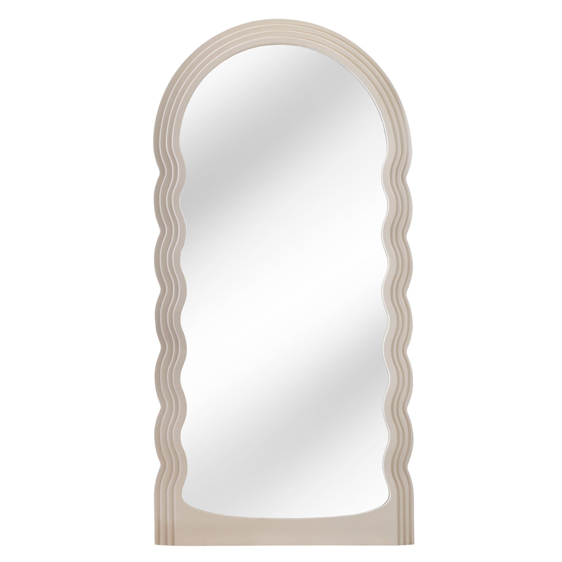 riess-ambiente Wandspiegel WAVE 160cm greige (Einzelartikel, 1-St), Flur · günstig online kaufen