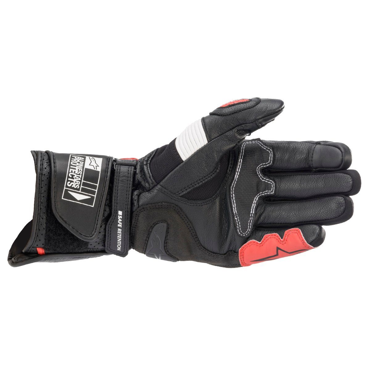 weiß Motorradhandschuhe rot / SP-2 schwarz Alpinestars V3 / Alpinestars Handschuh Black/Red/White