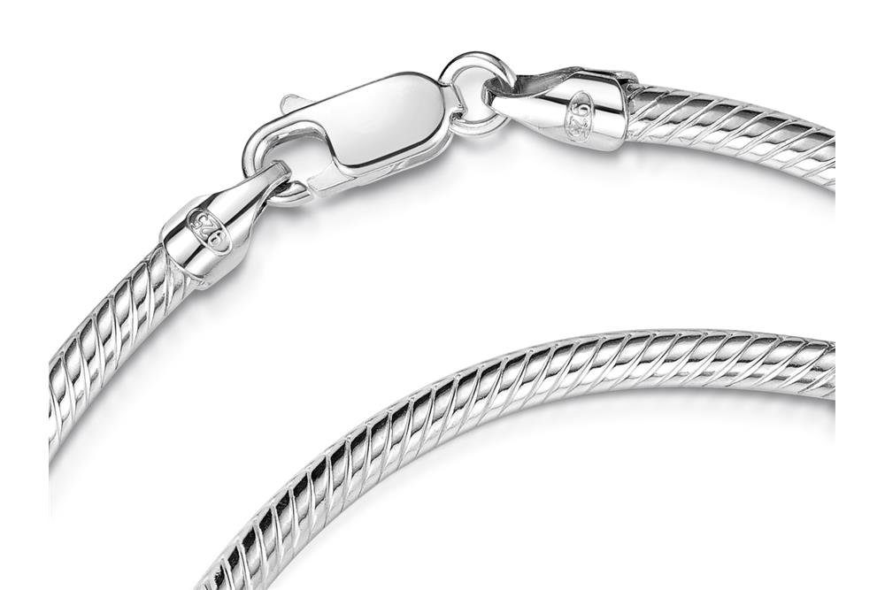 Silberkettenstore von Armband 925 wählbar 16-25cm Silberarmband Schlangenkette - 3mm Länge Silber,