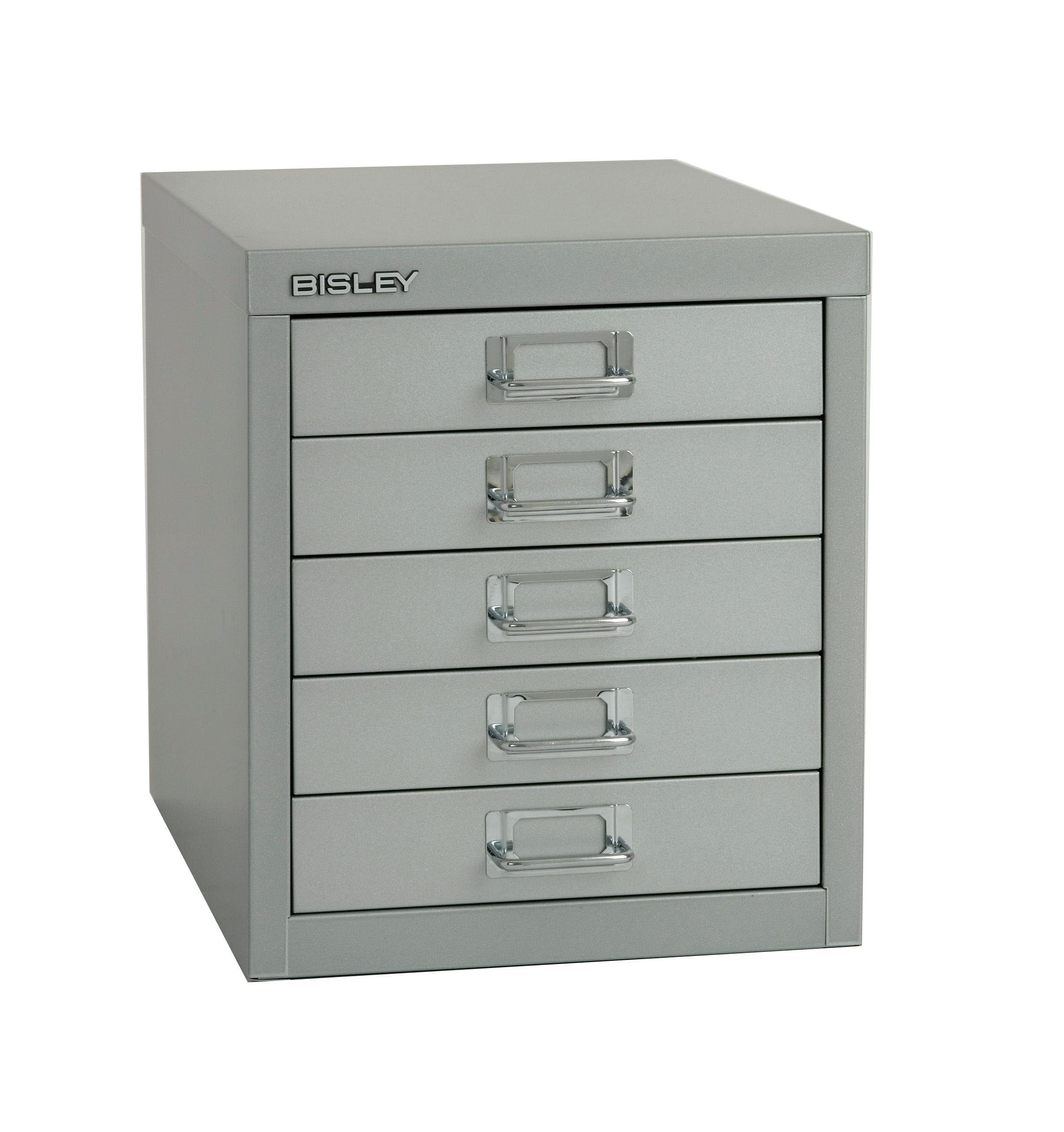 silber | Bisley Aktenschrank silber