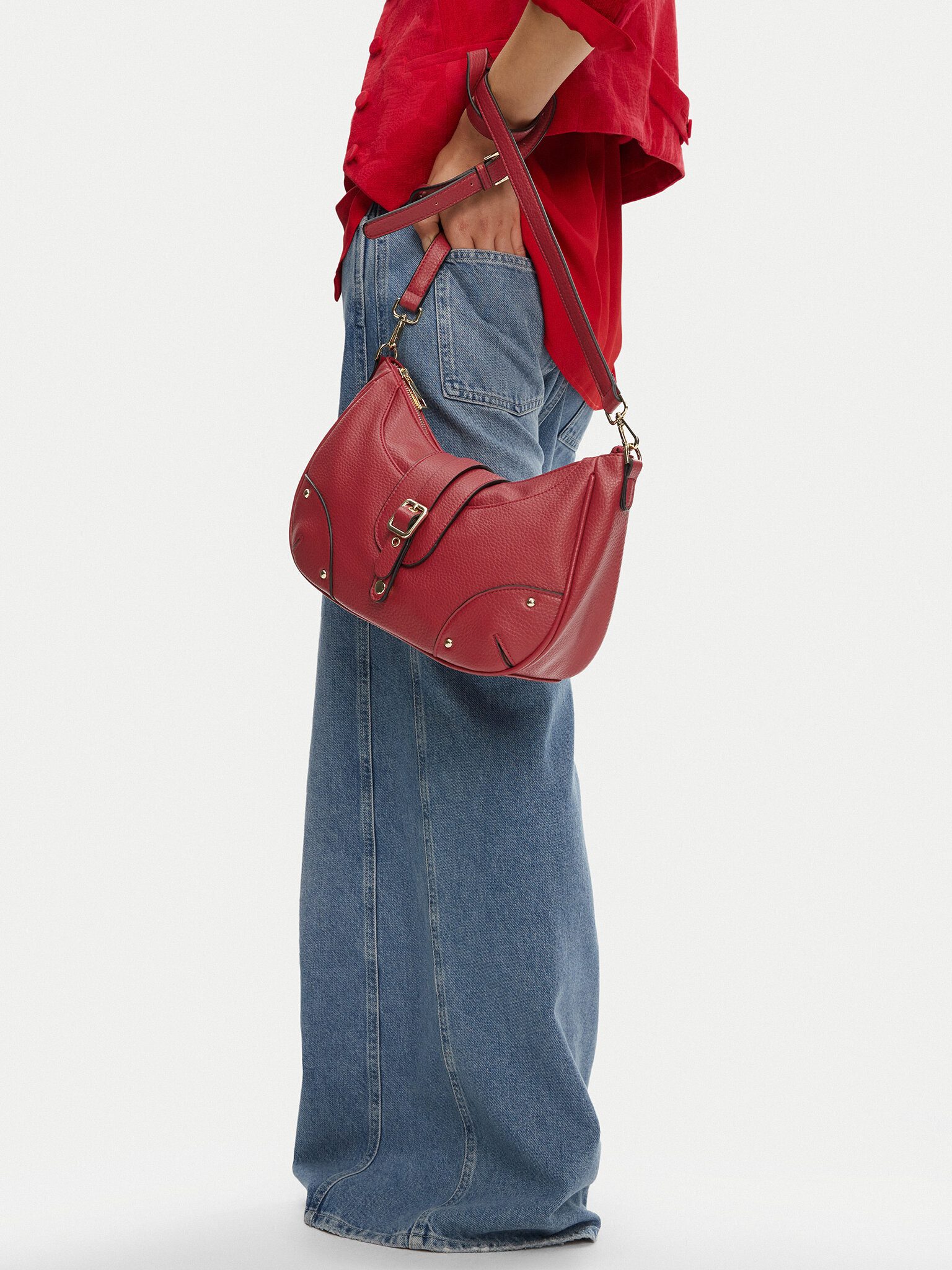 LASOCKI Handtasche Lasocki Damenhandtasche Rot LSK-M-001-08