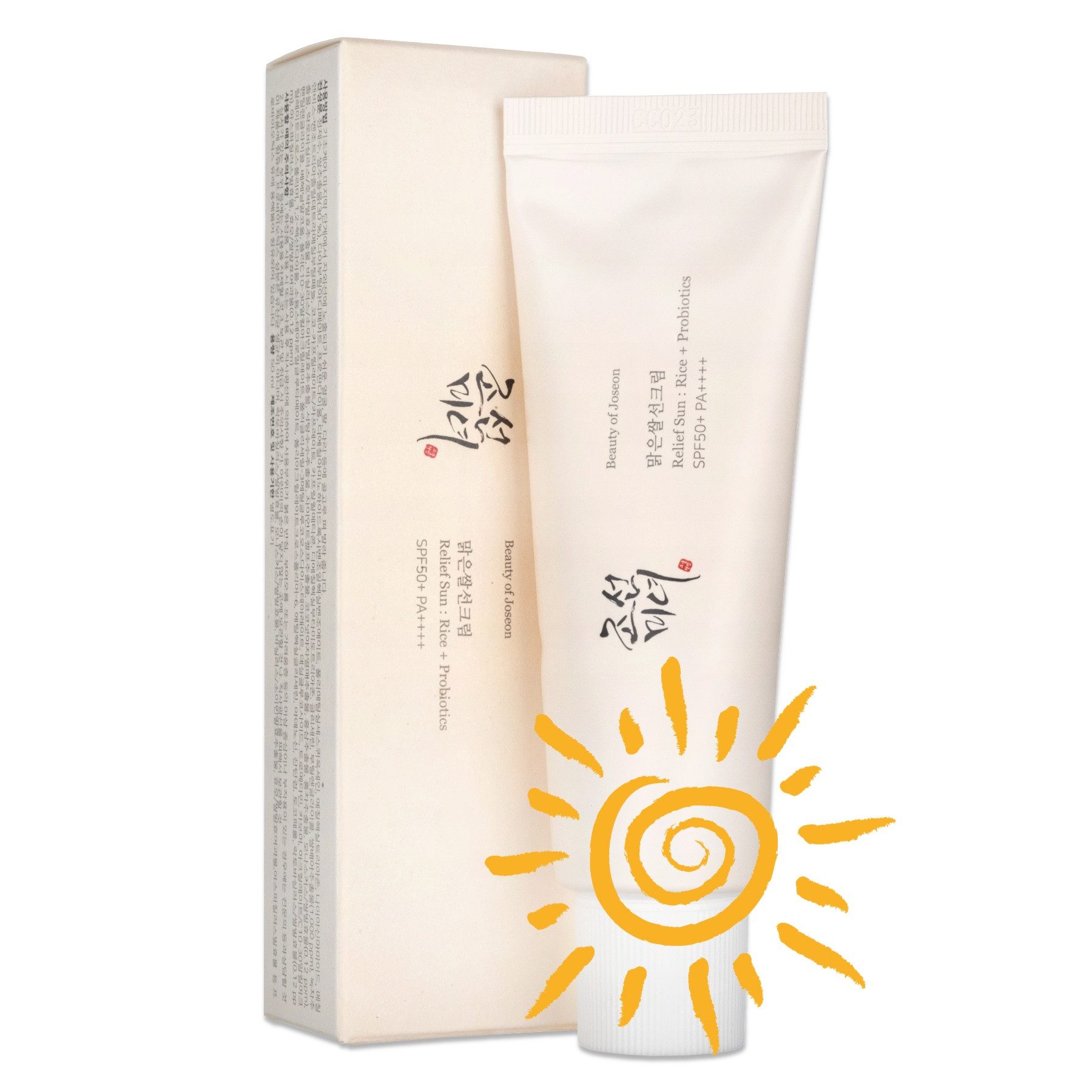 Beauty of Joseon Sonnenschutzcreme Sonnenpflege Beauty of Joseon Relief Sun SPF50+, 1-tlg., Hoher UV-Schutz, Feuchtigkeitsspendend
